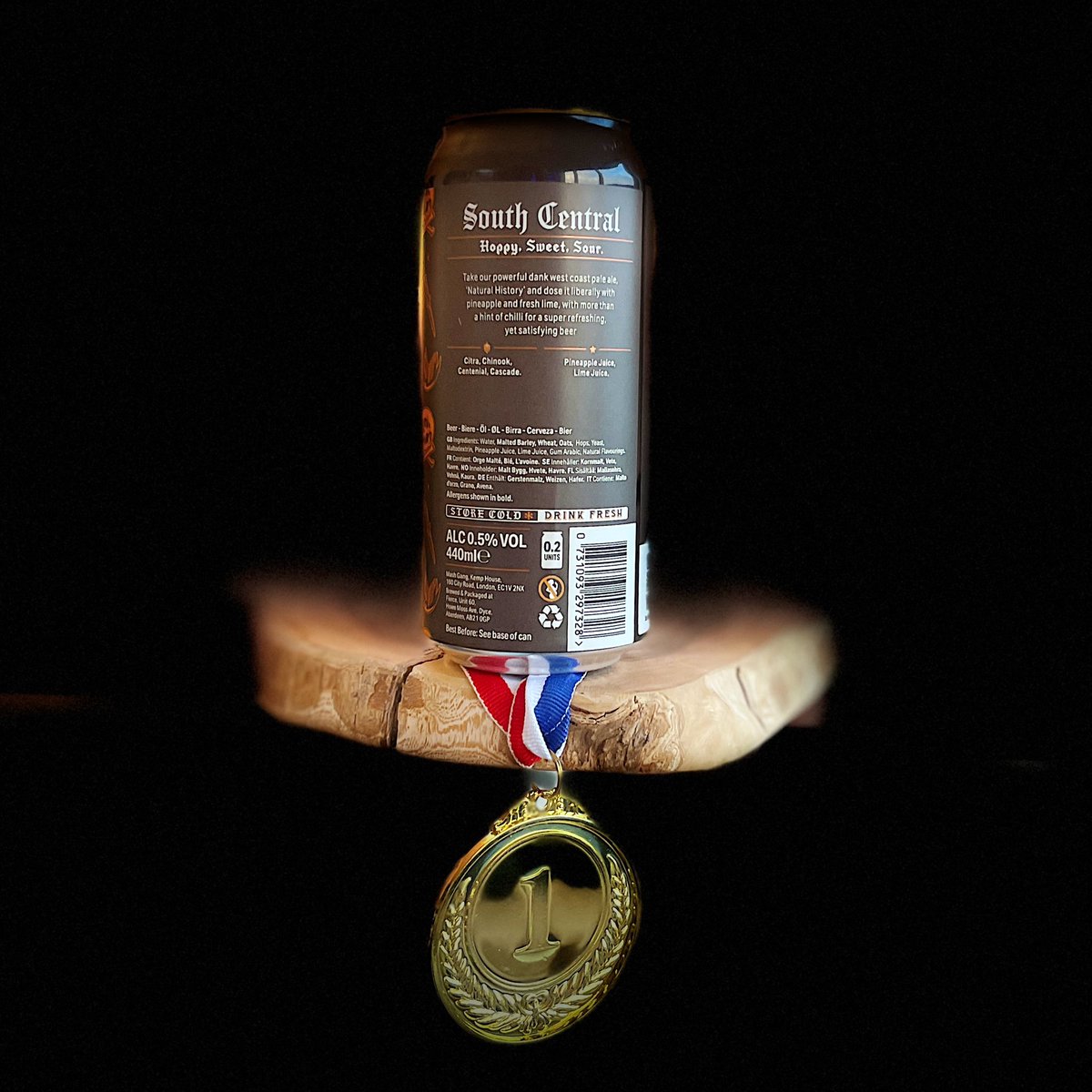 LiberianEnglish's tweet photo. π₯#AlcoholFreeAwards rating is βgood enough to search forβπ 0.5%πΊ for South Central from Mash Gang (Aberdeen, Scotland) β Over Drinking 336th tasting π¬ 76; βοΈ 77; βοΈ 76; π 75; west coast IPA with Citra, Chinook Centennial, Cascade hops #AFAgold #AlcoholFree @gang_mash https://t.co/xDDkaLBZmN