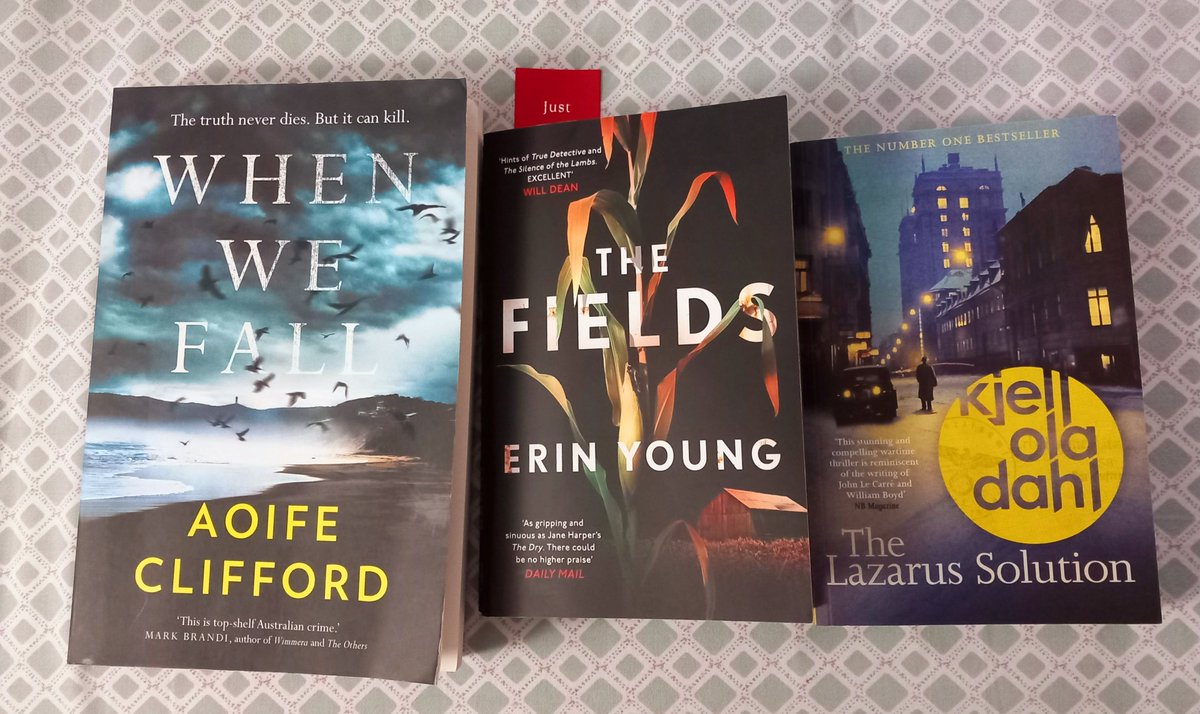 judefire33's tweet photo. Thanks for tagging me
Here's my Last -Now-Next!!
Last -#WhenWeFall by @aoifejclifford @ultimopress
Now -#TheFields by @erinyoungauthor @HodderBooks
Next-#TheLazarusSolution by @ko_dahl @OrendaBooks
What are your?
I'm going to tag... @koolard @crimeworm1 @natashama80 @AndreaTromans1
๐โค๏ธ๐โค๏ธ๐โค๏ธ๐โค๏ธ