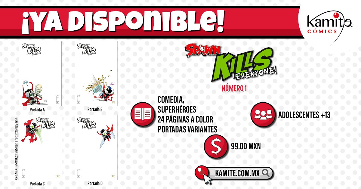 Kamite5's tweet photo. Sobrinos, ¿ya conocen a nuestro #antiheroe chiquito, #spawnkillseveryone? 🦸♂️ 🌒
Su historia no es para nada pequeña, ya que siempre deambula entre el mundo terrenal y el de las sombras. 👀
Disponible en #Kamitiendas y tienda en línea 👇 https://t.co/hh5iYZEMel https://t.co/AmPH99v780