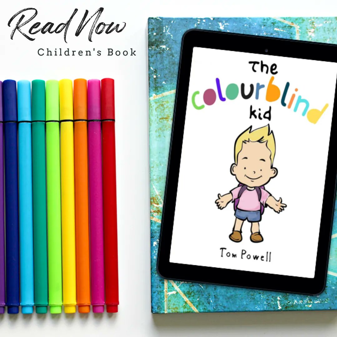 AndreaCoventry's tweet photo. The Colourblind Kid by Tom Powell – Children’s Book 
Amazon: https://t.co/CXtA9QOcuX 

@RABTBookTours #RABTBookTours #TheColourblindKid #TomPowell #ChildrensBook @BookBuzznet https://t.co/GAJ24KYbA5