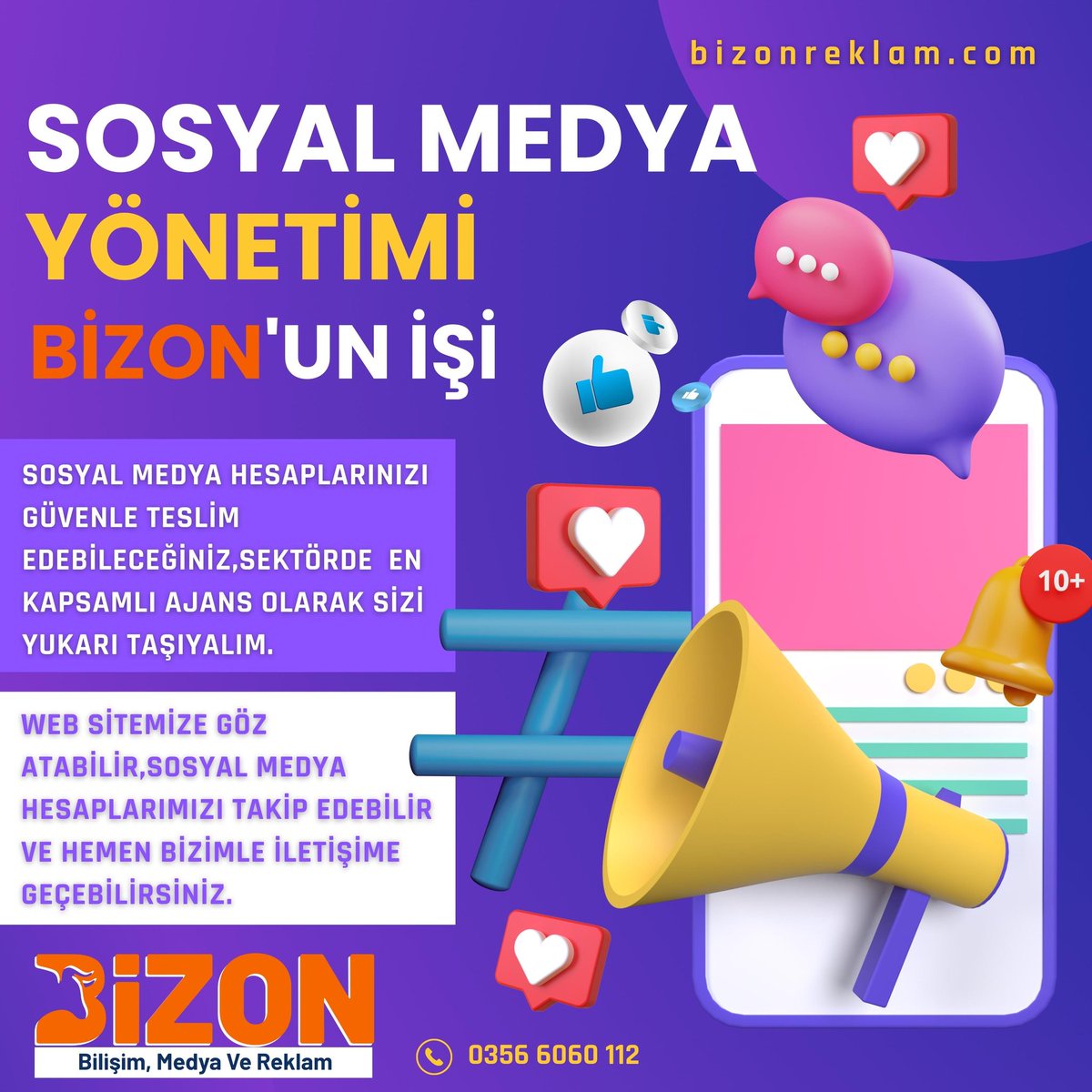 bizonmedya's tweet photo. Sizin için, Markanız için...
En iyisini yapmaya hazırız ! 👍
☎ 0356 6060 112
🔗 https://t.co/WAq7J20w6D
#reklamajansi #webdesigner #tokat https://t.co/vWZIPQVZxy