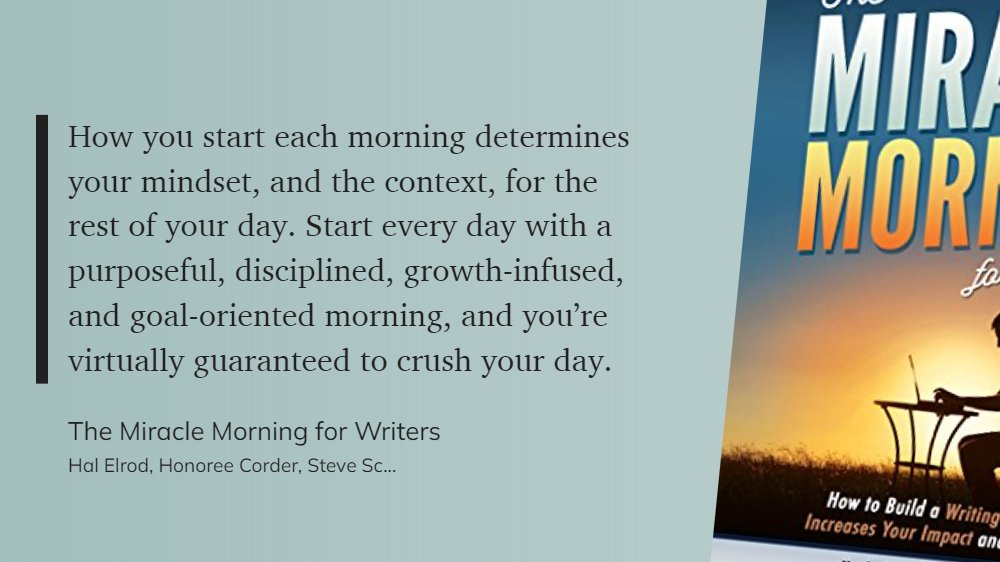 drkarenredd's tweet photo. "How you start each morning determines your mindset, and the context, for the rest of your day. Start every day with a purposeful, disciplined, growth-infused, and goal-oriented morning, and you’re virtually guaranteed to crush your day." https://t.co/rlyi1MqO0q