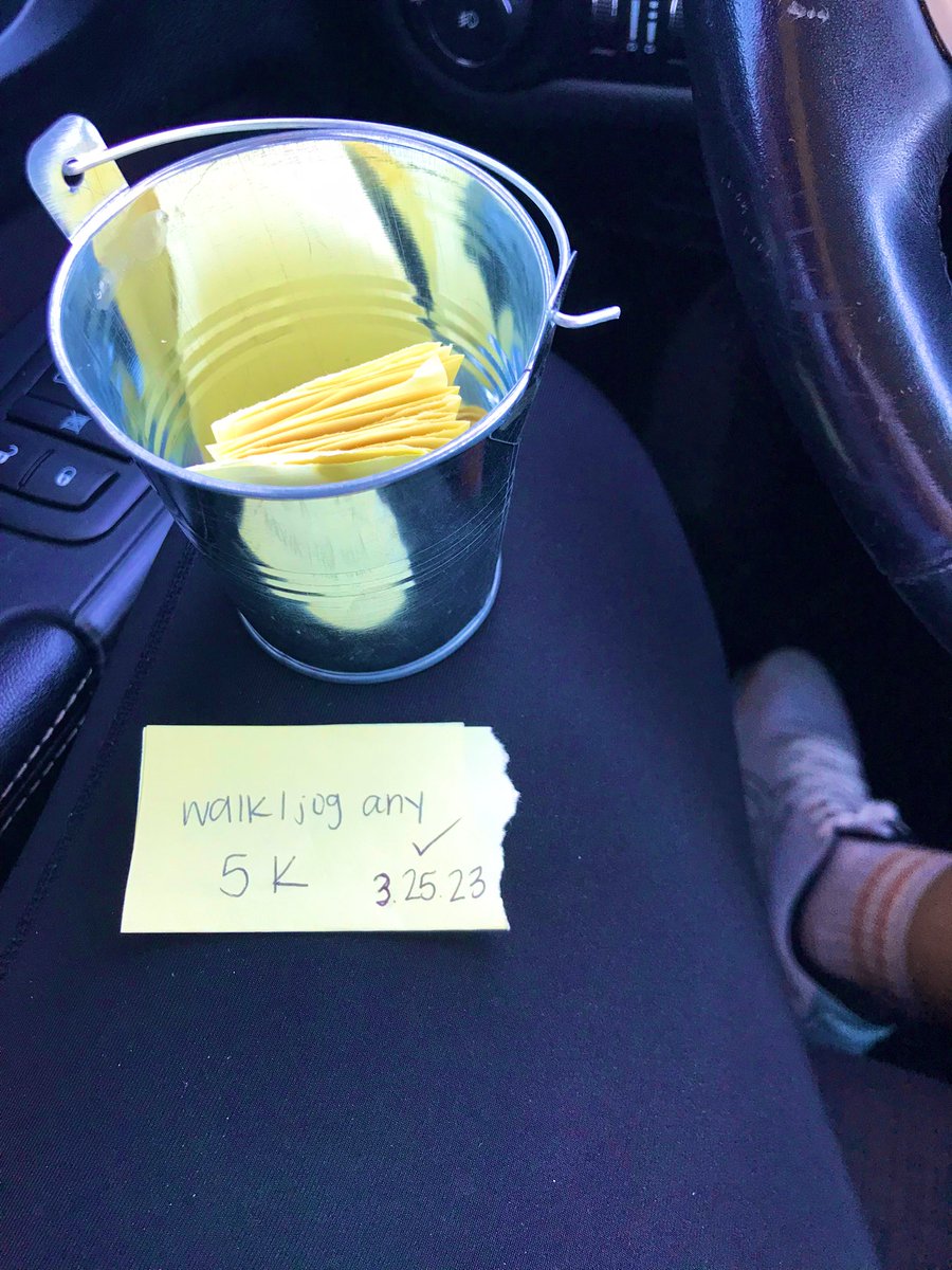Jennifer__Wells's tweet photo. Today! Today I walk/jogged a 5K! In January we created bucket lists at work. Today I got to check one off!! Here is to many more goals!! #BucketList #JESChat #CheckOff5K #Goals https://t.co/YFp9ppmHhL