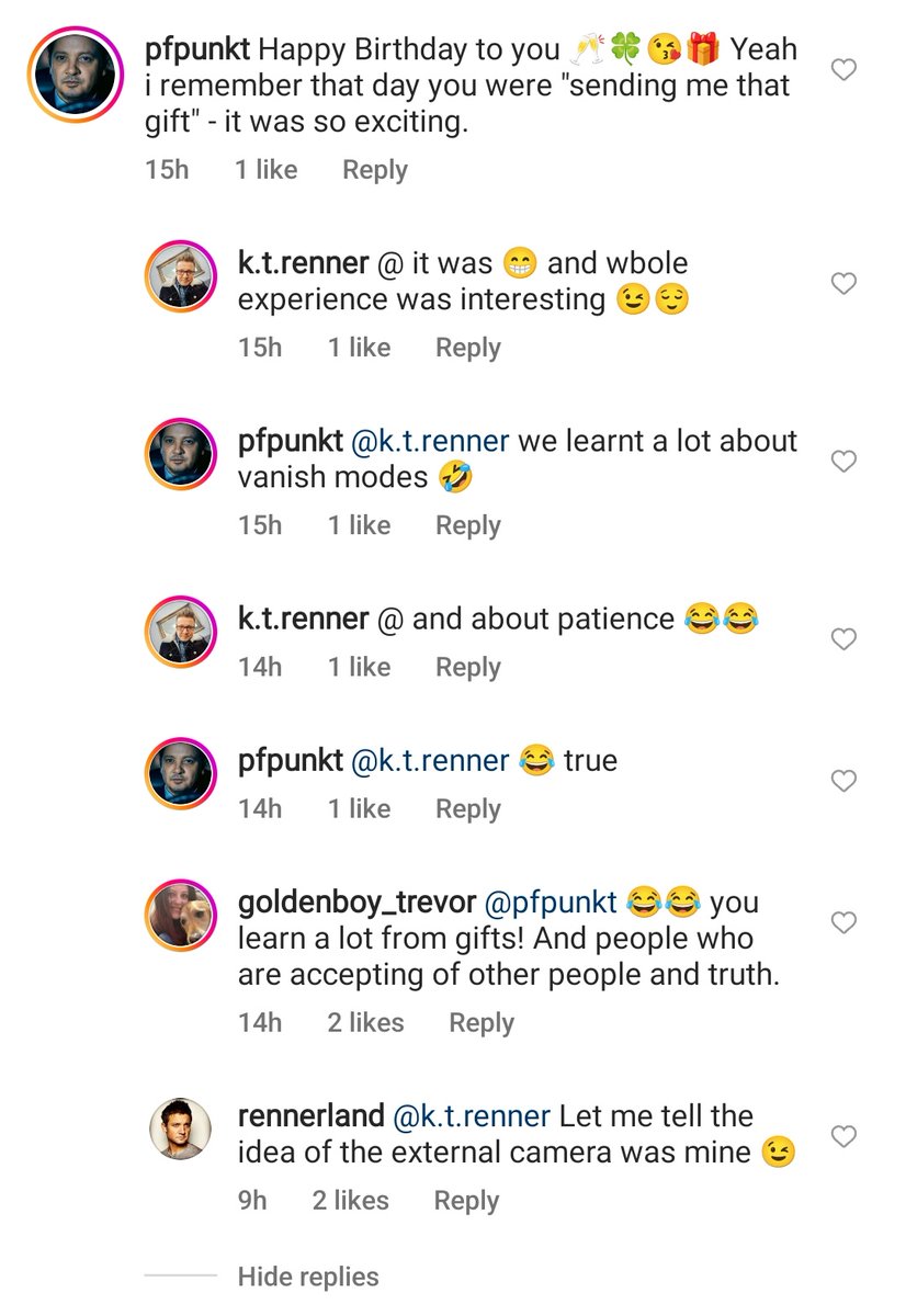 jeremyrennerONE's tweet photo. Avoid TOXIC fake fans!
@K_T_Renner @rennerland @pfpunkt

Check this reel out : https://t.co/5WP6NfsS5y https://t.co/I02VFFqWhk