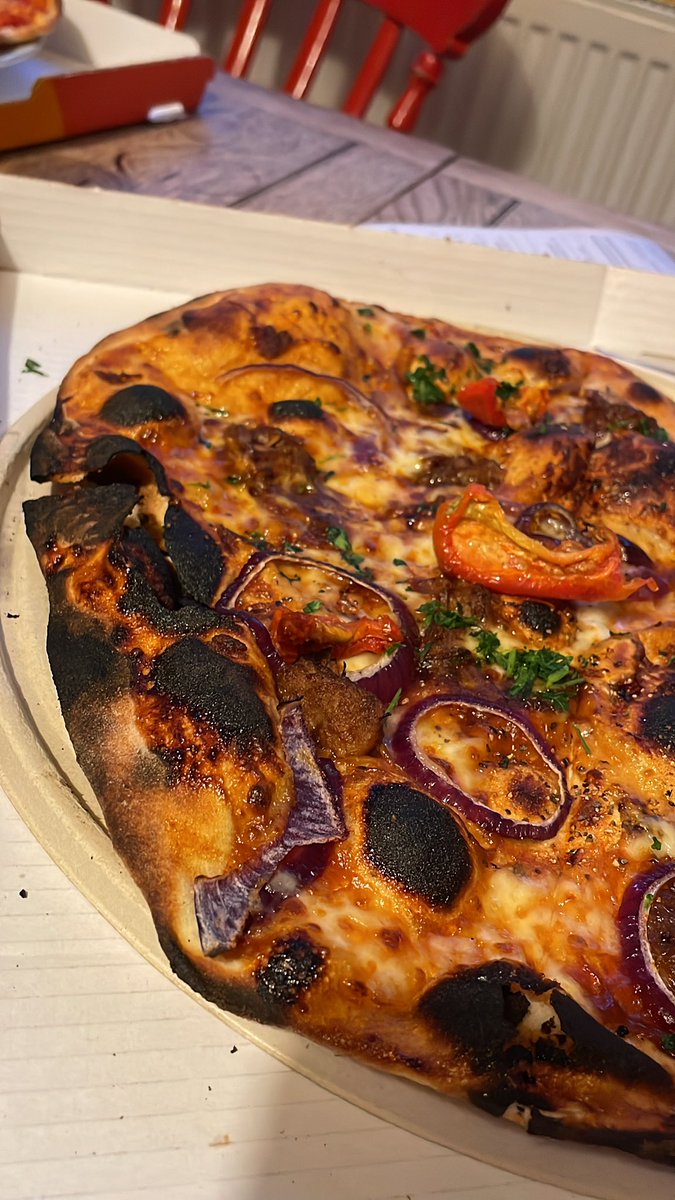 .<a href="/PizzaExpress/">PizzaExpress</a> I just got this pizza via collection. Expensive for this amount of charred cheese!