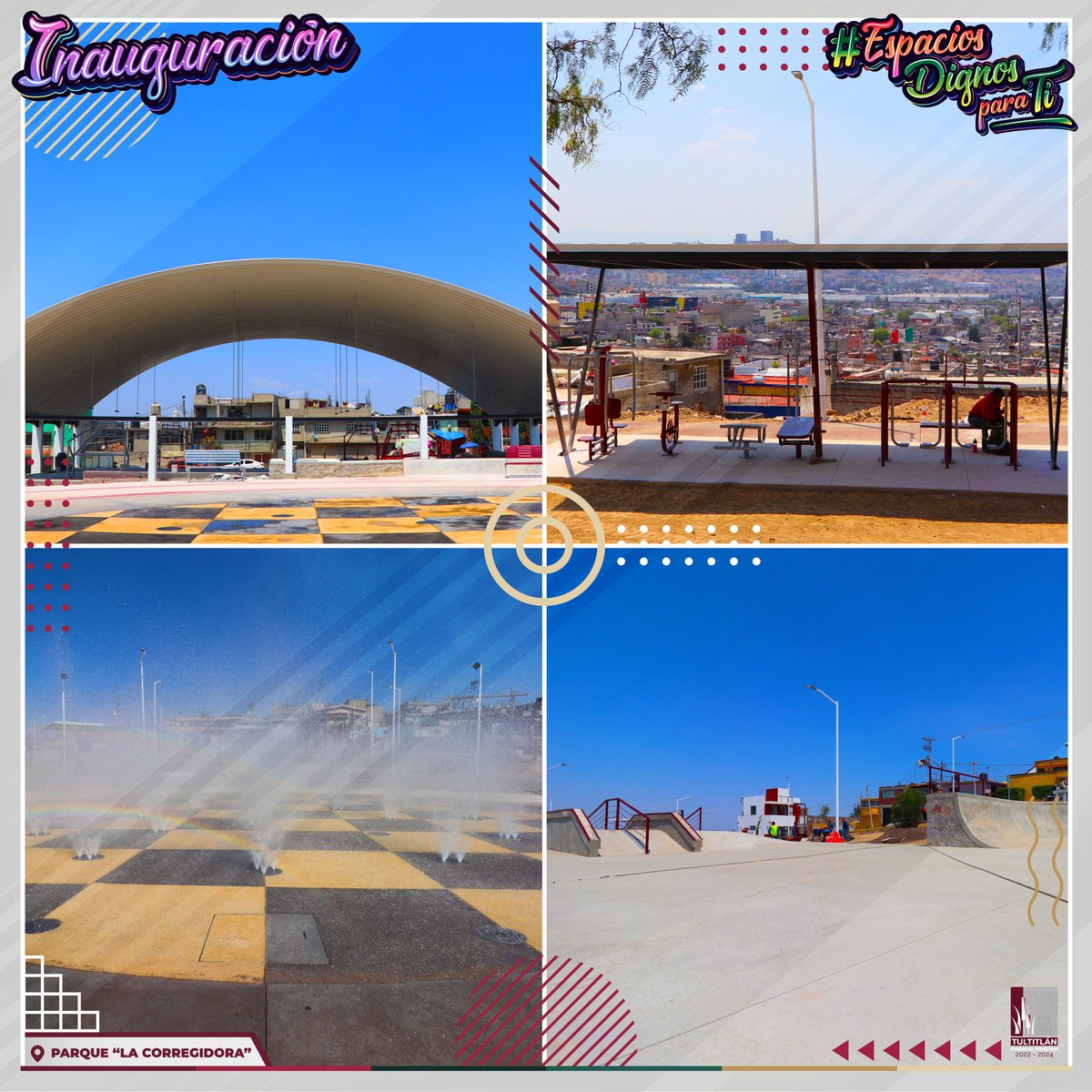 𝗘𝗦 𝗛𝗢𝗬 𝗘𝗦 𝗛𝗢𝗬‼️
La gran inauguración del #Parque 🌳 𝙅𝙤𝙨𝙚𝙛𝙖 𝙊𝙧𝙩𝙞𝙯 𝙙𝙚 𝘿𝙤𝙢𝙞́𝙣𝙜𝙪𝙚𝙯 "𝙇𝙖 𝘾𝙤𝙧𝙧𝙚𝙜𝙞𝙙𝙤𝙧𝙖" en el Pueblo de San Francisco Chilpan en punto de las 16:00 hrs.
Ubicación 📍
google.com/maps?q=19.6115…
Te esperamos‼️