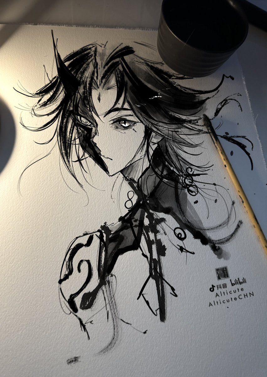 AlticuteVT's tweet photo. When you aren’t around, i sink into the ground #Xiao #genshinimpact #fanart https://t.co/cExb7gIlzx