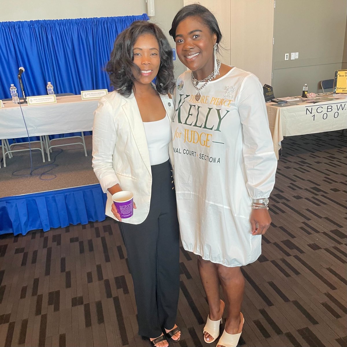VoteDiedreKelly's tweet photo. Talking with many of the women at the 100 Black Women Legislative Coalition Brunch reminds me of why I decided to run for Judge. Being in a room with like-minded, passionate community leaders and advocates was ENERGIZING. 

Don’t forget to vote by 8pm today!

#DiedrePierceKelly https://t.co/NMkDJZXQi3