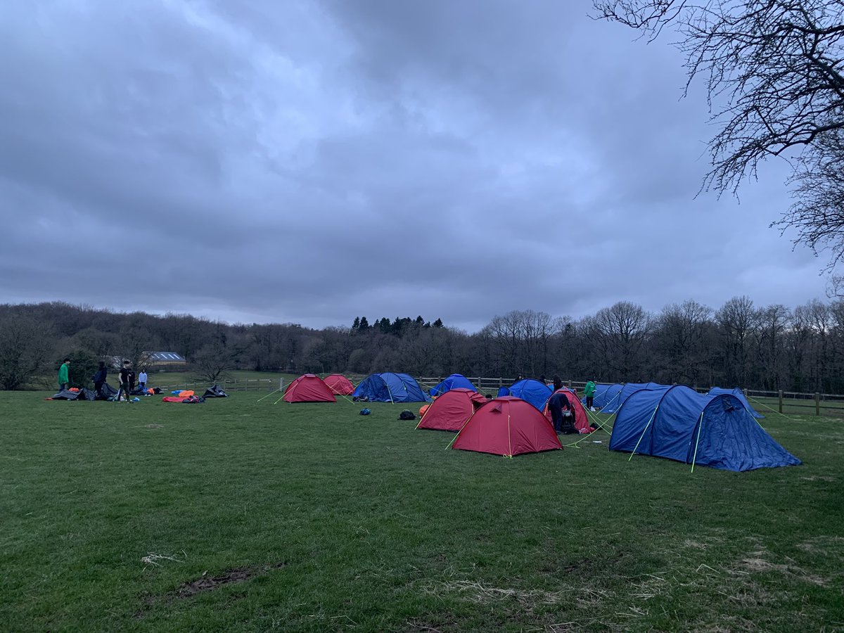 TLADofE's tweet photo. All students are at camp, tents pitched and getting ready to cook. Well done all!! #dofe #dofesilver @LangleyAcademy @DofESouthEast https://t.co/HfiECVWWIh