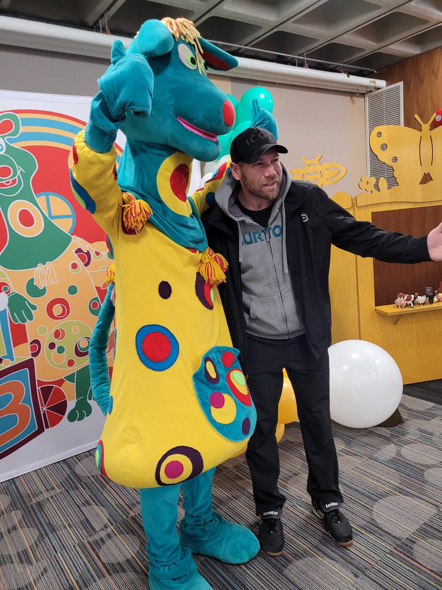 sandragionas's tweet photo. The parents are just as excited to meet #Polkaroo at @KitchLibrary! #TVODayatKitchenerPublicLibrary @tvo https://t.co/2XWCKXZPp4