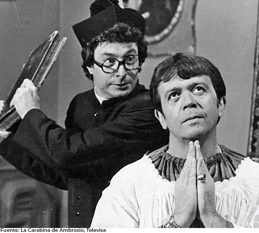 Las parejas de #Chabelo en la pantalla: con el #TioGamboin, con César Costa y una gran escena con Cantinflas