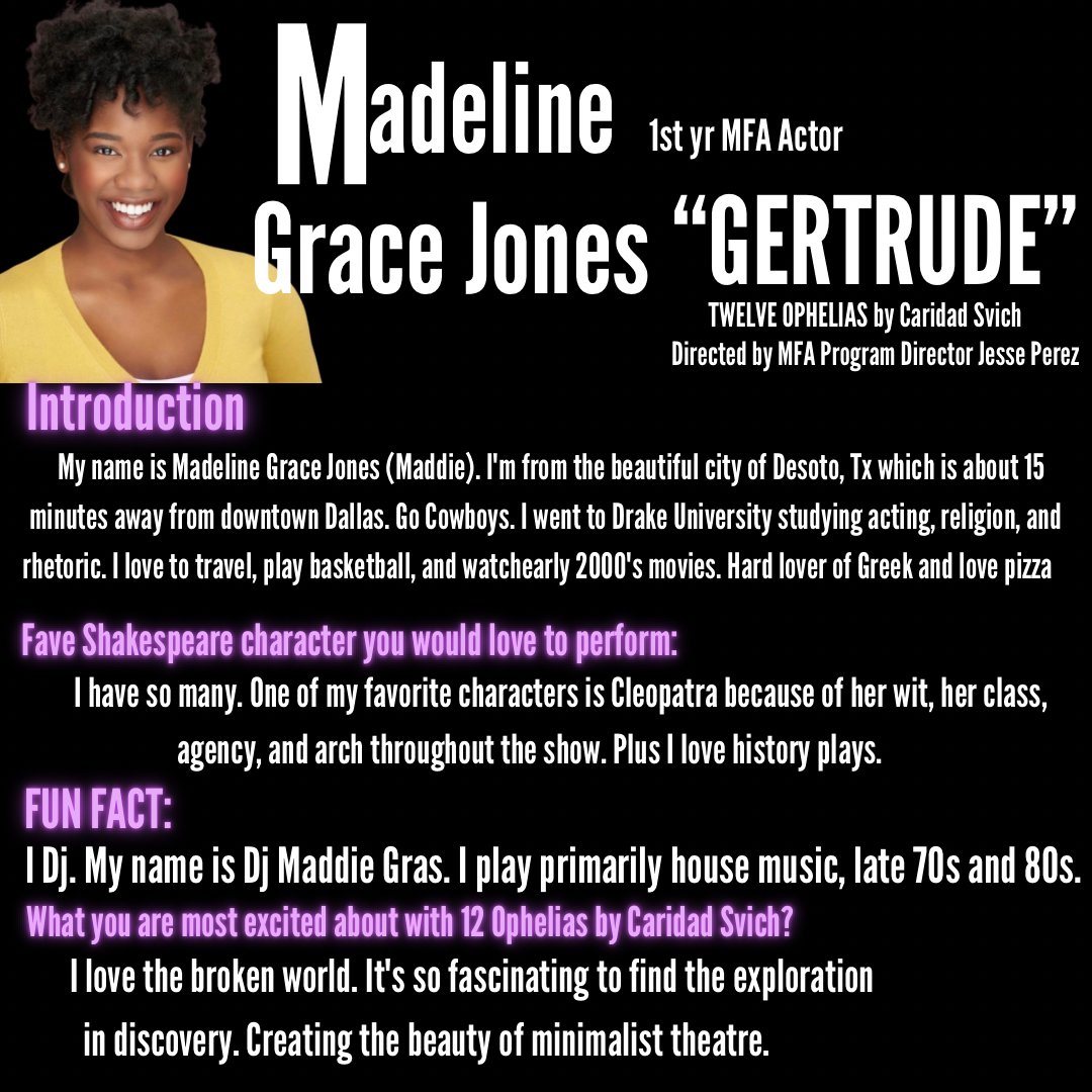 Old Globe / USD MFA (@globeusdmfa) on Twitter photo Meet the Actors of TWELVE OPHELIAS - a play with broken songs by Caridad Svich <a href="/Csvich/">Caridad Svich</a> Get your tickets via EVENTBRITE: eventbrite.com/e/12-ophelias-… Meet the Actors of TWELVE OPHELIAS - a play with broken songs by Caridad Svich <a href="/Csvich/">Caridad Svich</a> Get your tickets via EVENTBRITE: eventbrite.com/e/12-ophelias-…
