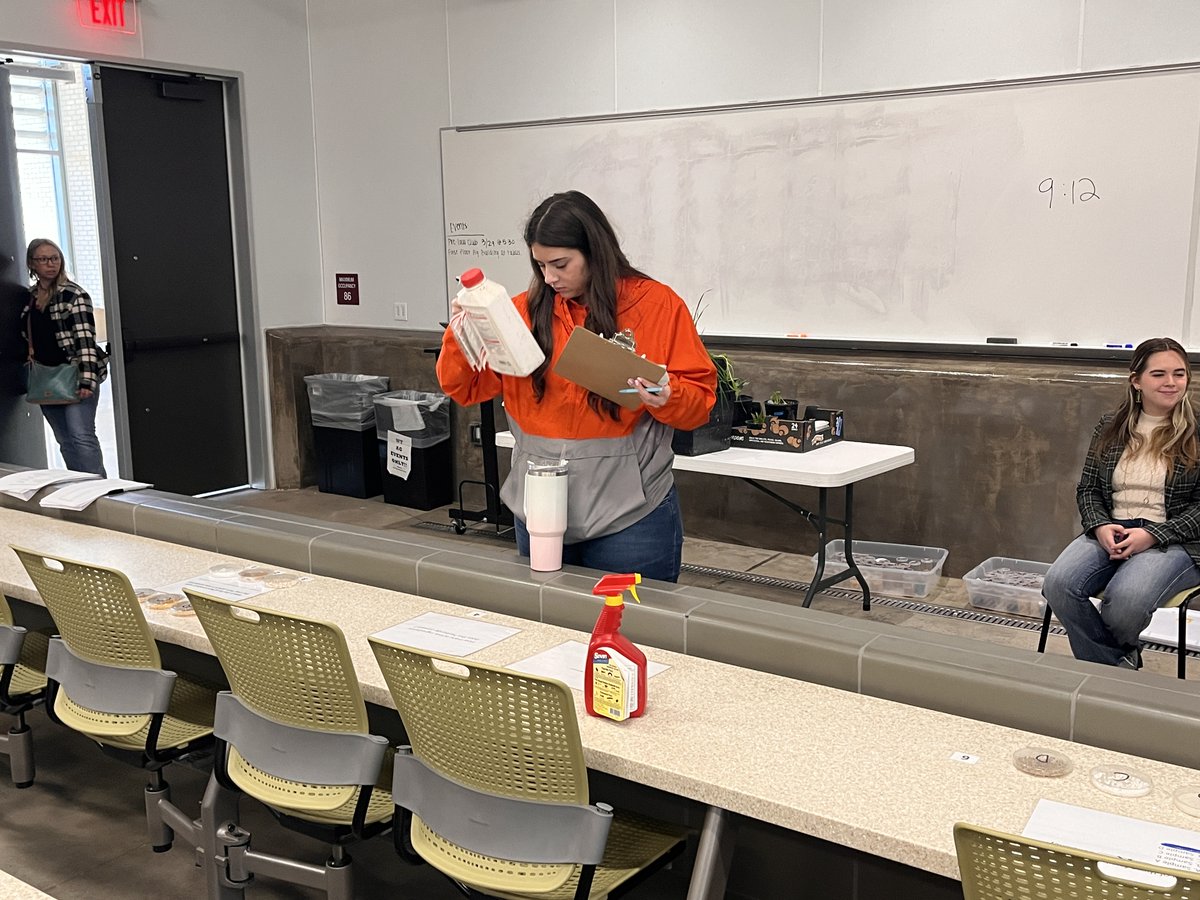 OSU_PLANTS's tweet photo. The OSU Crops Team competed at WTAMU in Canyon, TX today. We are excited to continue to prepare for Modesto in April. Please consider supporting the OSU Crops Team through PhilanthroPETE! https://t.co/lZfMf3Zxtz #OkStateCropsTeam https://t.co/oBFwfKEM4C