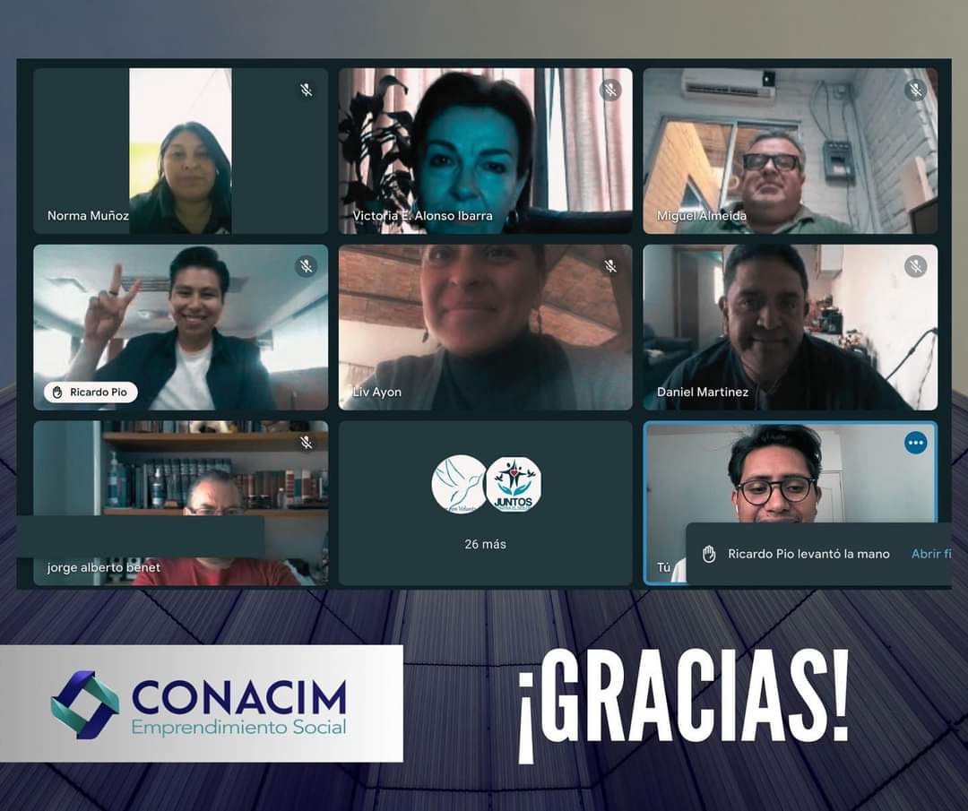 ConacimAC's tweet photo. Agradecemos su participación a las OSC en nuestro curso online Procuración de Fondos Internacionales. #Conacim https://t.co/pCcGTbdzdf