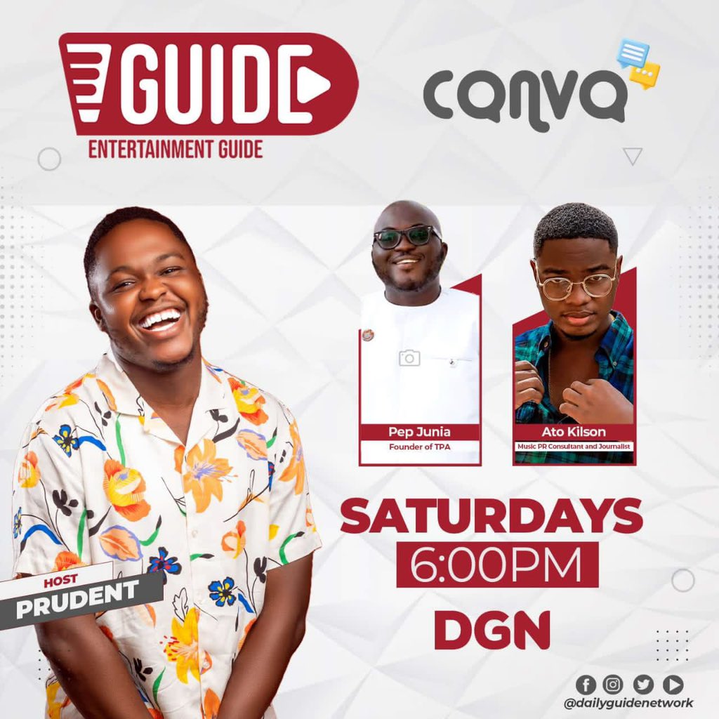 prudenthimself's tweet image. Hosting black star barbie @FeliNuna and my brothers @pepjunia & @Atokilson on the show today.
#DailyGuideNetwork #eguide #felinuna #prudenthimself