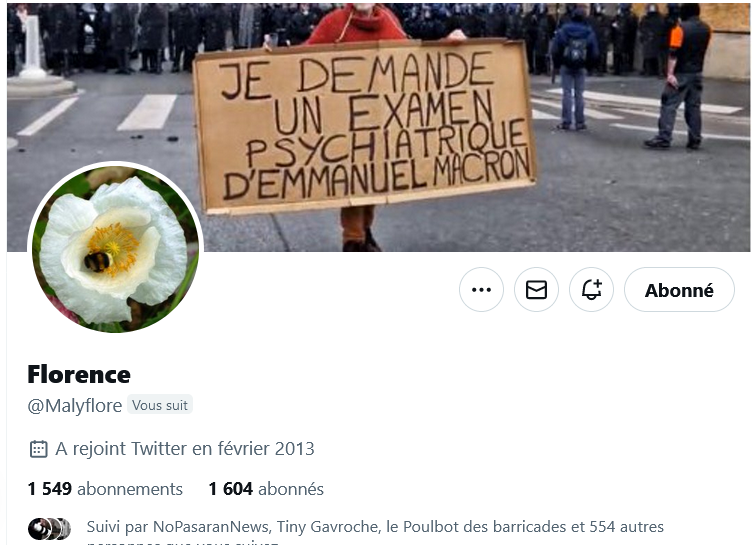 ABrestmeme's tweet photo. Saadi soir ♫ sur la Terre ♫♪
Nouvelle photo de "bananière" chez @Malyflore
🥰🦝🐾💐
#MoiNonPlus #Réclame #Réclamation #LaRetraiteà60Ans #MacronBandit #MacronDécapitachon
#FranceOccupée #MacronTerroriste
#LibérezLesJournalistesFrançais https://t.co/w0kADHEBGr
