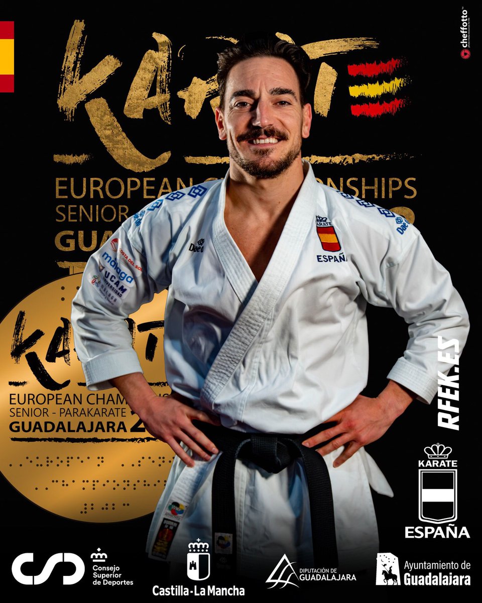 ¡HISTÓRICO!

¡ <a href="/DamianHQuintero/">Damian Quintero</a> vuelve a coronarse como el rey de Europa!

De nuevo campeón de Europa en #Guadalajara

No hay rival que se le resista.

¡Enhorabuena!
#ESPKarateam #Guadalajara #europeo
<a href="/EFEdeportes/">EFE Deportes</a> <a href="/marca/">MARCA</a> <a href="/diarioas/">Diario AS</a> <a href="/EPAndalucia/">Europa Press</a>