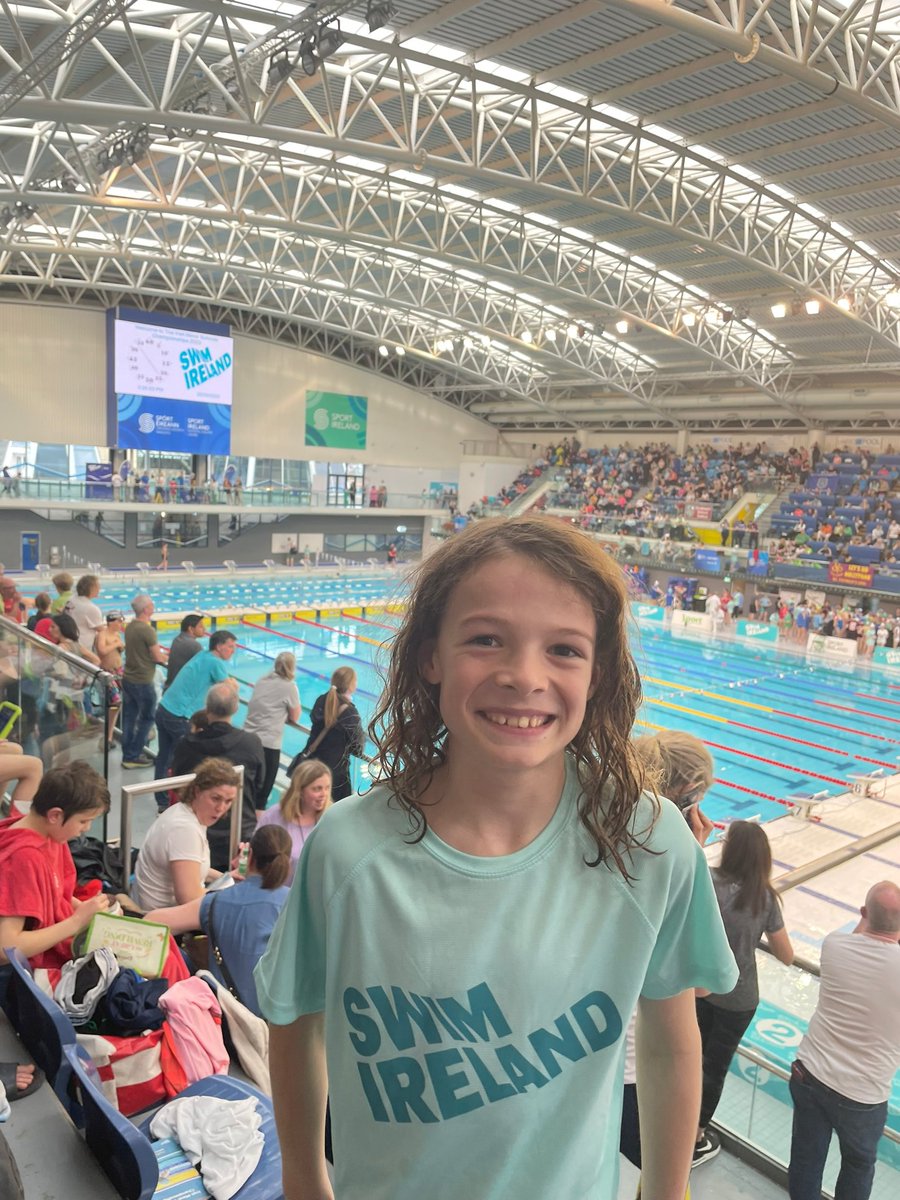 BeaumontBNS's tweet photo. Well done to Fionn O’Leary in 5th Class who competed in the Minor Schools Gala in the National Aquatic Centre, Dublin representing Beaumont Boys School! https://t.co/N9G857Tpdm