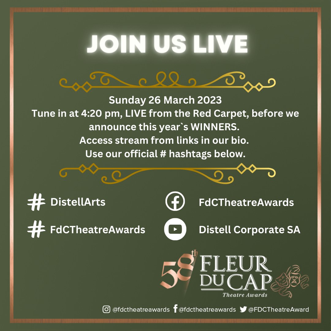 Fleur du Cap Theatre Awards tweet media