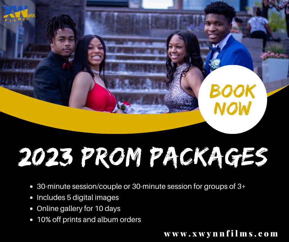 Don't let one of the last big events in high school pass you by!

#prom #prom2023 #photography #cincinnatiphotography #cincinnatiphotographer #XWynnFilms #younameitwefilmit