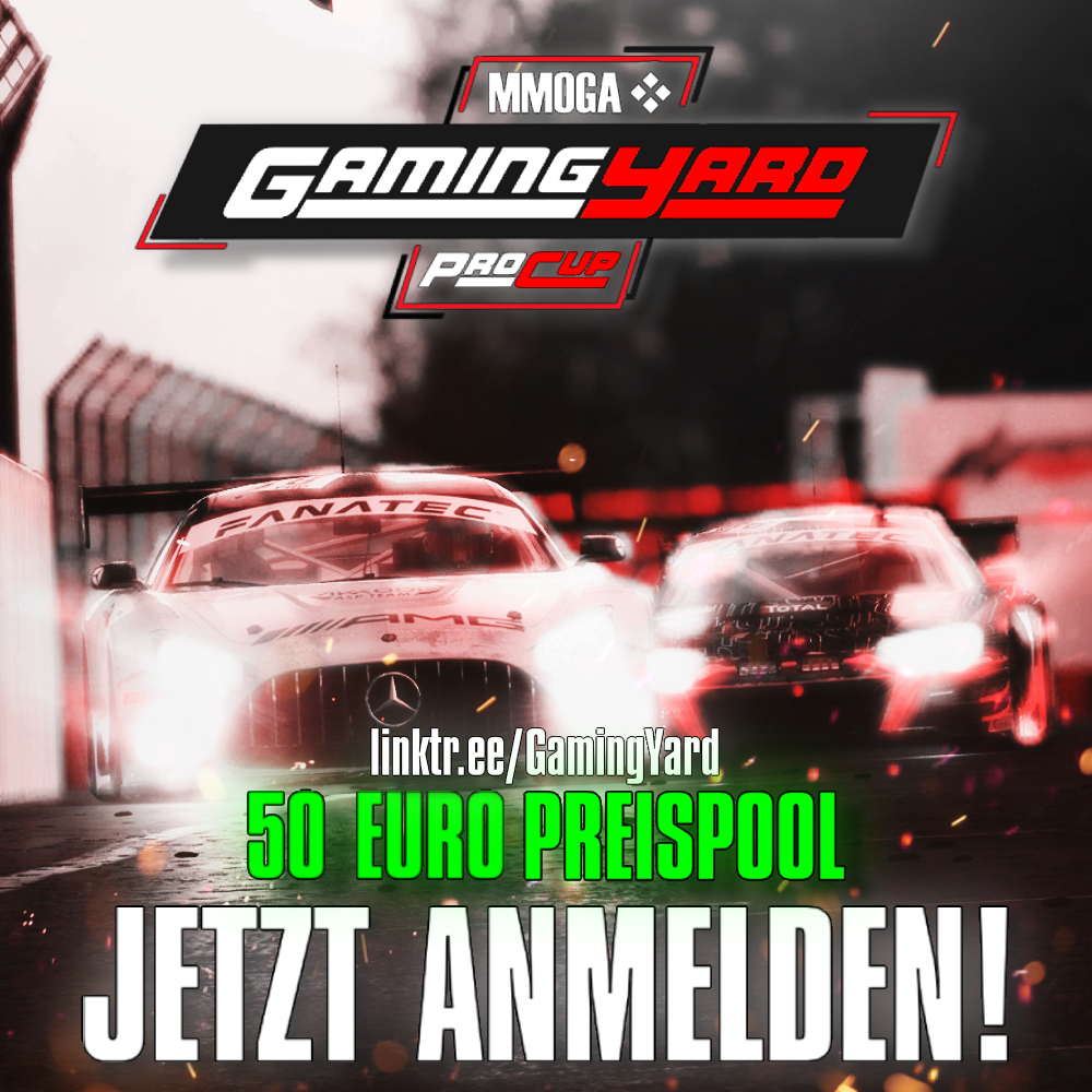GamingYardDE's tweet photo. Für die erste Saison des Gaming Yard Pro Cups wird es einen Preispool von 50 Euro geben!

Das Geld wird folgendermaßen aufgeteilt:

1. Platz: 30€
2. Platz: 15€
3. Platz: 5€

Melde dich jetzt an!
https://t.co/UDiYRto4Sp

#gamingyard #simracing #kommentator 
#acc #gypc #procup https://t.co/iCG7pkt5Tg