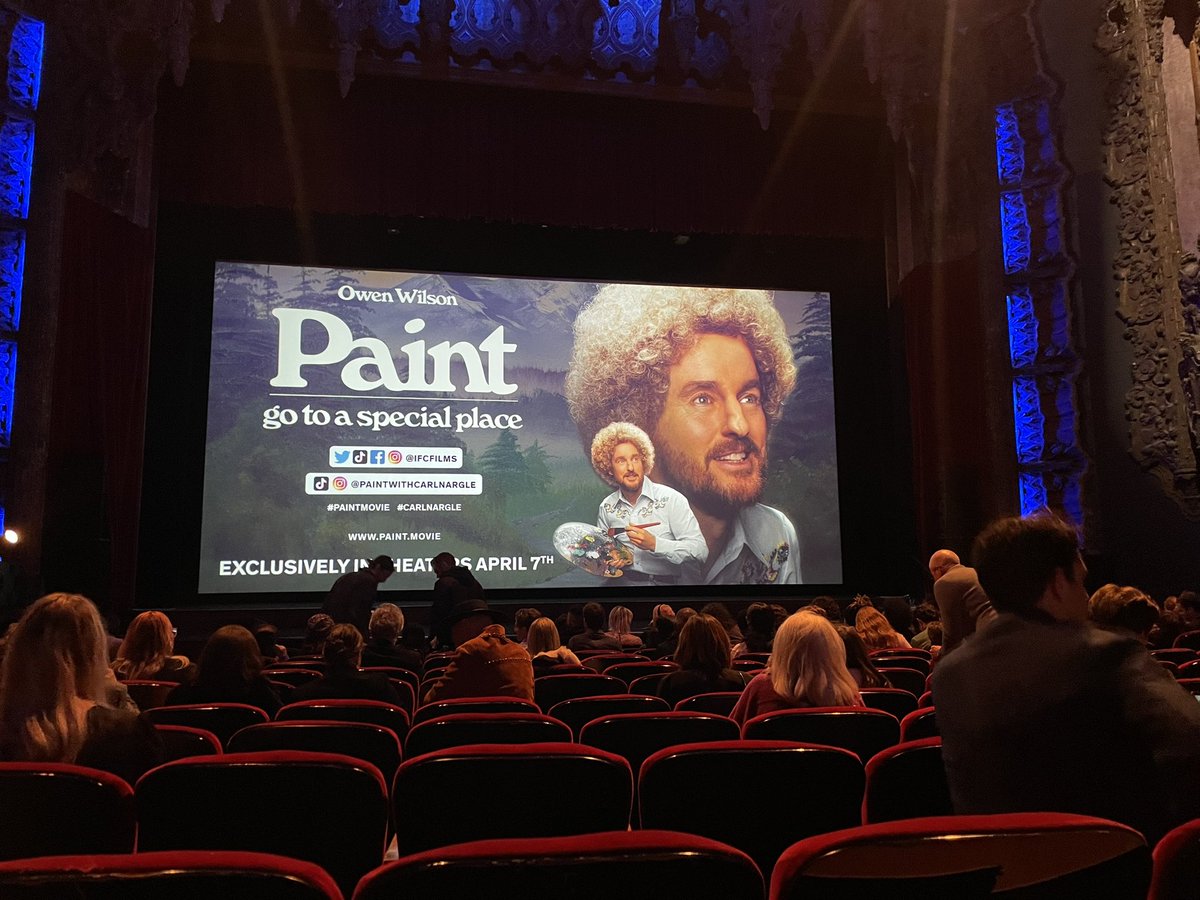The music team and <a href="/evangelinewho/">Evangeline</a> went to a special place at the premiere of “Paint” #paintmovie