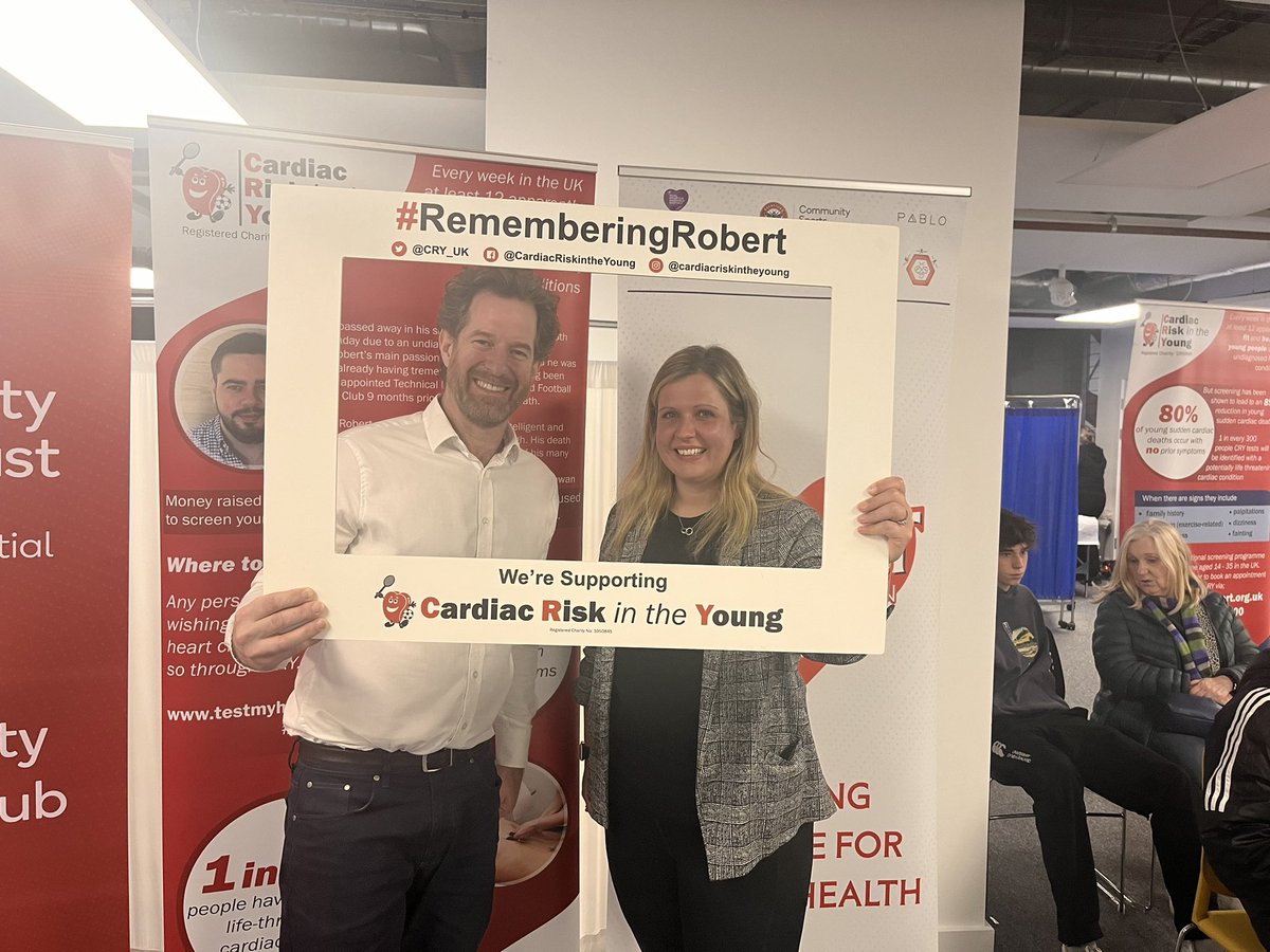 Suzanne Rowan (@suz_rowan) on Twitter photo Day 1 ☑️
Back tomorrow for more screenings with <a href="/CRY_UK/">CRY</a> <a href="/BrentfordFCCST/">Brentford FC CST</a>
HUGE thanks to everyone involved today ❤️ #RememberingRobert #HOWL
<a href="/Drstevenjcox/">Dr Steven Cox</a> <a href="/andyscott8421/">Andy Scott</a> <a href="/joshdasilva_/">Joshua Dasilva</a> <a href="/PJansson5/">Pontus Jansson</a> <a href="/BrentfordFCW/">Brentford FC Women</a> <a href="/CTanner_11/">Charlotte Tanner</a> <a href="/StuWakeford/">Stuart Wakeford</a> <a href="/DanBrowner96/">Dan Brown</a> <a href="/marccrown10/">Marc Crown</a> <a href="/ellamugglestone/">Ella</a> Day 1 ☑️
Back tomorrow for more screenings with <a href="/CRY_UK/">CRY</a> <a href="/BrentfordFCCST/">Brentford FC CST</a>
HUGE thanks to everyone involved today ❤️ #RememberingRobert #HOWL
<a href="/Drstevenjcox/">Dr Steven Cox</a> <a href="/andyscott8421/">Andy Scott</a> <a href="/joshdasilva_/">Joshua Dasilva</a> <a href="/PJansson5/">Pontus Jansson</a> <a href="/BrentfordFCW/">Brentford FC Women</a> <a href="/CTanner_11/">Charlotte Tanner</a> <a href="/StuWakeford/">Stuart Wakeford</a> <a href="/DanBrowner96/">Dan Brown</a> <a href="/marccrown10/">Marc Crown</a> <a href="/ellamugglestone/">Ella</a>