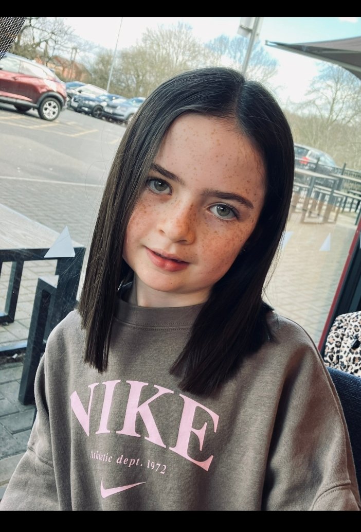 mcgeown_mike's tweet photo. Very proud of my girl who had her hair shorn for a good cause - looking super sassy with her new bob! #littleprincesstrust https://t.co/Uj85yWbBau
