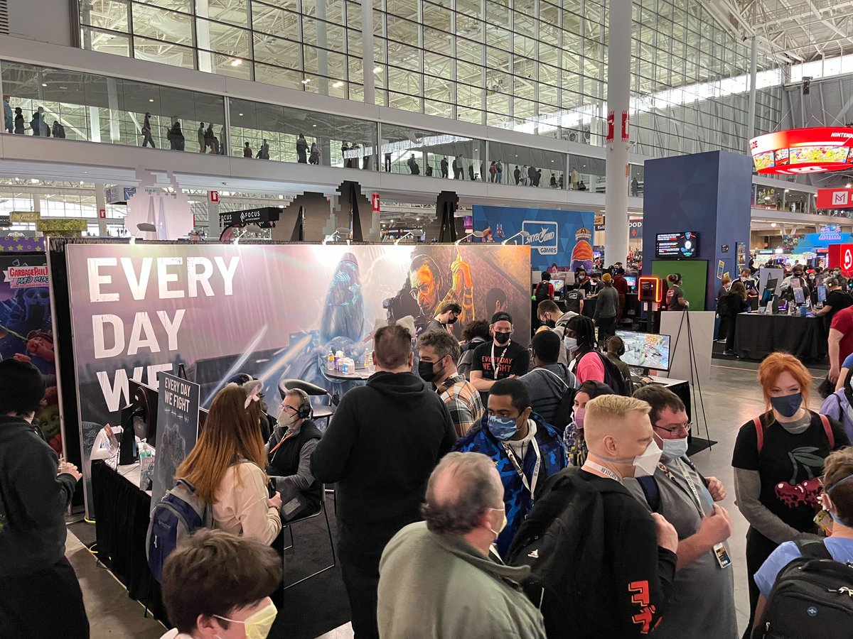signalspacelab's tweet photo. Over 90% of players at #PaxEast would recommend #EveryDayWeFight to their friends! Stop by Booth #12054 and join the playtest to find out why.
✏️Join Playtest and Wishlist Now: https://t.co/cJCbuGDO4N
#EDWF #indiegames #turnbased #roguelite #playtest https://t.co/ZTRl1dsyrK