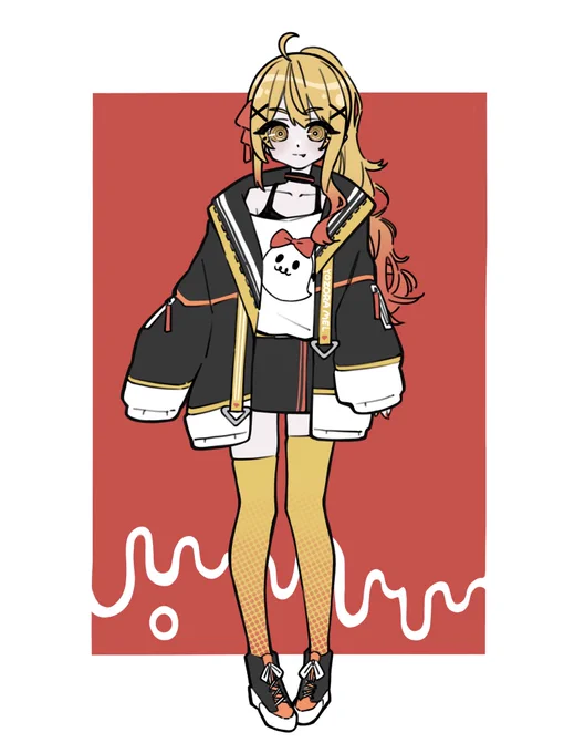 かっこいい感じになると予想!!#夜空メル新衣装予想#メルArt 