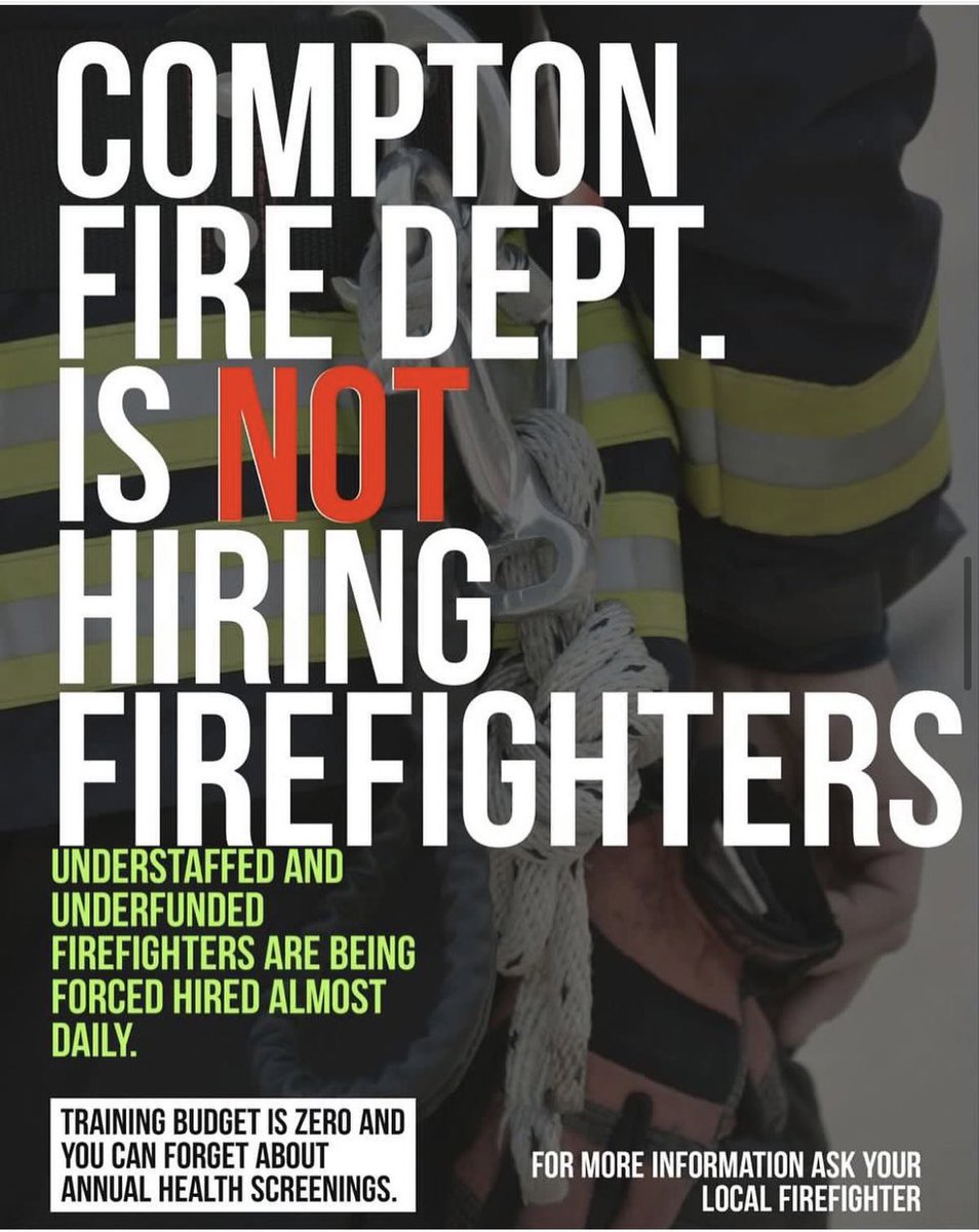 i never ask you guys for anything especially when it comes to something serious .. but my fire family needs your help
they have been out of contract for FIVE YEARS &amp; they’re short staffed by 25%
one of their stations doesn’t have HOT WATER !!
spread the word