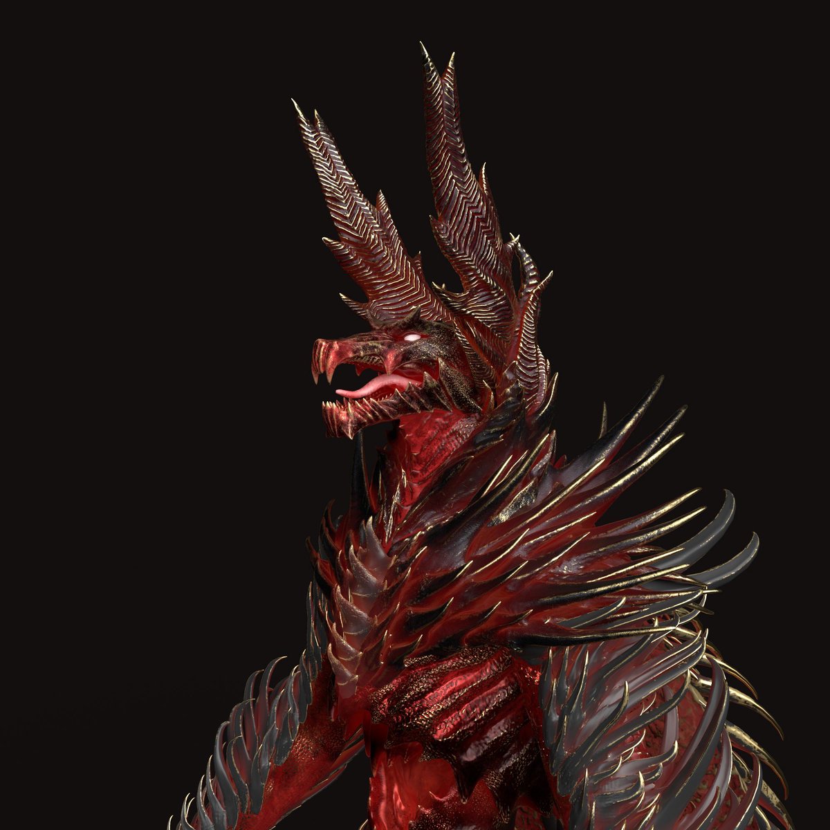 Primordial_Boba's tweet photo. It’s time @Substance3D @Blender @pixologic #art #3dartwork #monstercreature #fantasyart #dnd https://t.co/nICMn7Bw27