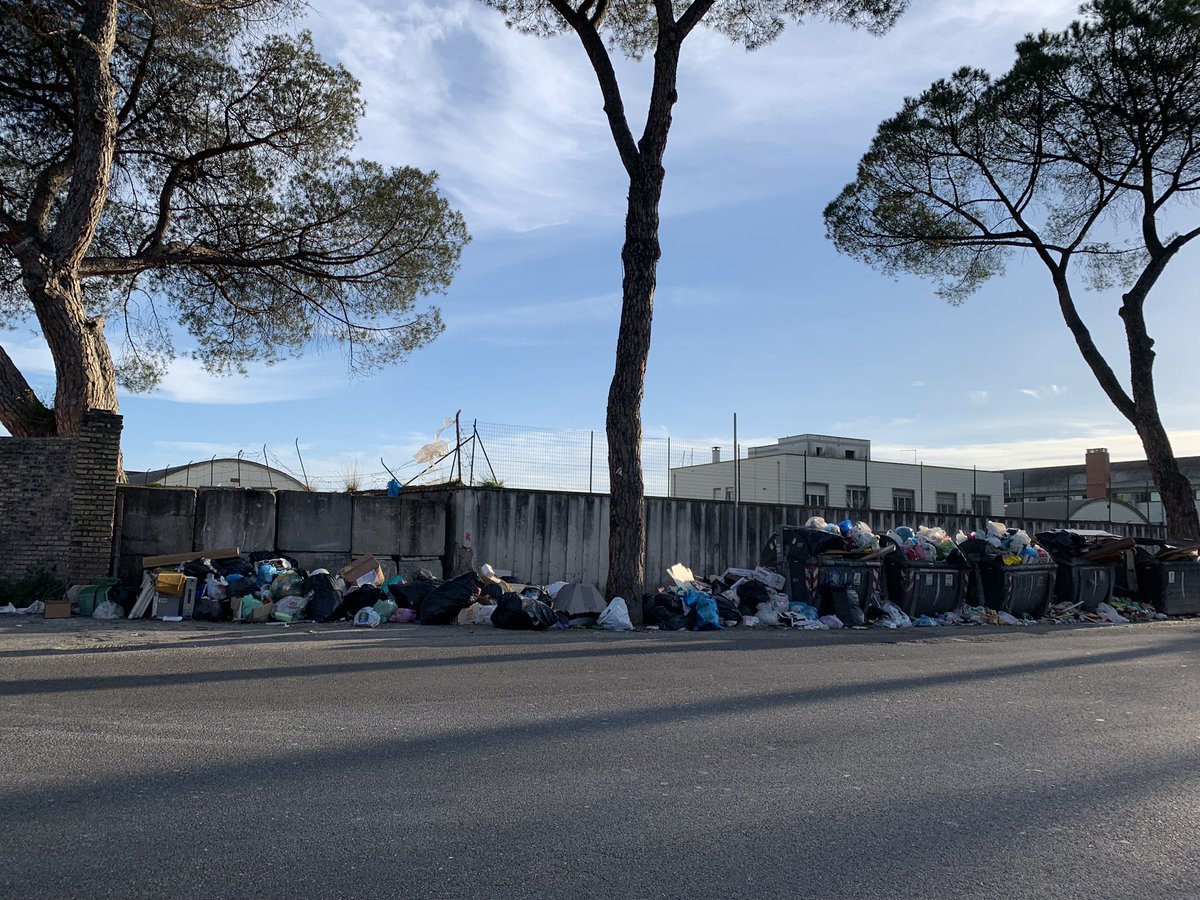 <a href="/Lavoratori_Ama/">Lavoratori_Ama</a> <a href="/gualtierieurope/">Roberto Gualtieri</a> <a href="/Sabrinalfonsi/">Sabrina Alfonsi</a> <a href="/Luce_Roma/">Luce su Roma</a> <a href="/CampioneOmaggio/">Salvo Imprevisti 🐦</a> <a href="/bettape/">bettape</a> <a href="/OfficialTozzi/">Mario Tozzi ⛏</a> <a href="/gloquenzi/">giancarlo loquenzi</a> <a href="/anderboz/">andrea bozzi</a> <a href="/romatoday/">Roma Today</a> <a href="/ericadellapasq2/">erica dellapasqua</a> La discarica sulla Prenestina è sempre lì, come fosse una palestra per tenere in allenamento le vostre schiene.
Perché ancora non vi è stato installato uno dei mega cassonetti previsti dal nuovo piano industriale di #AMA? Tanto sempre indifferenziata è ...
