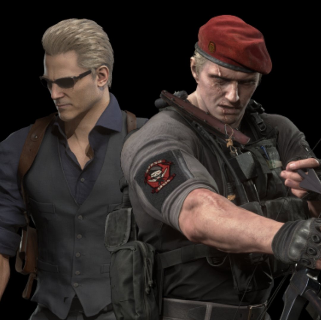 EvilHazard  Resident Evil & Survival Horror on X: Albert Wesker Jack  Krauser Luis Serra Hunk  / X