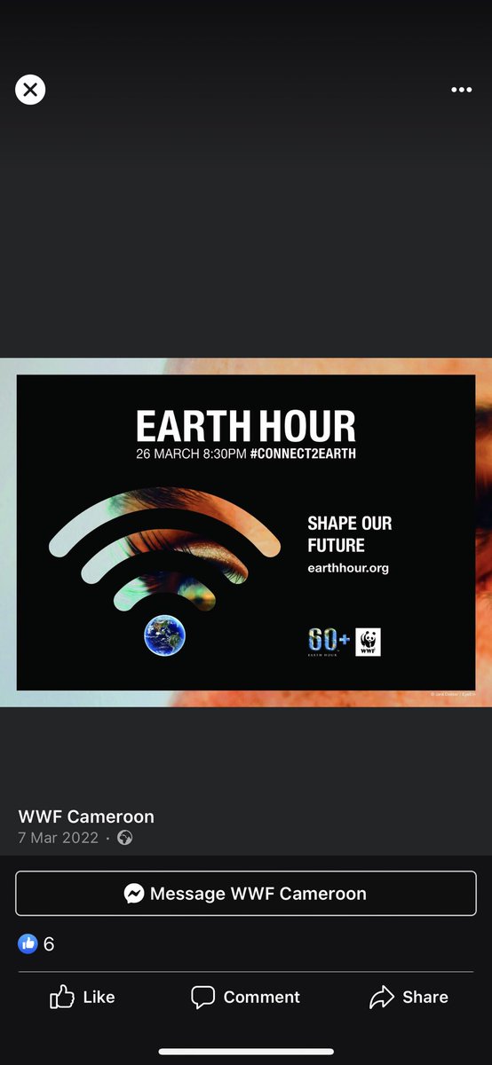 Please Join me let’s Celebrate EARTH HOUR 

 Earth Hour, organized by WWF, is a global grassroots movement uniting people to take action on environmental issues and protect the planet. Engaging a massive mainstream community, Earth Hour was famously started as a lights out event