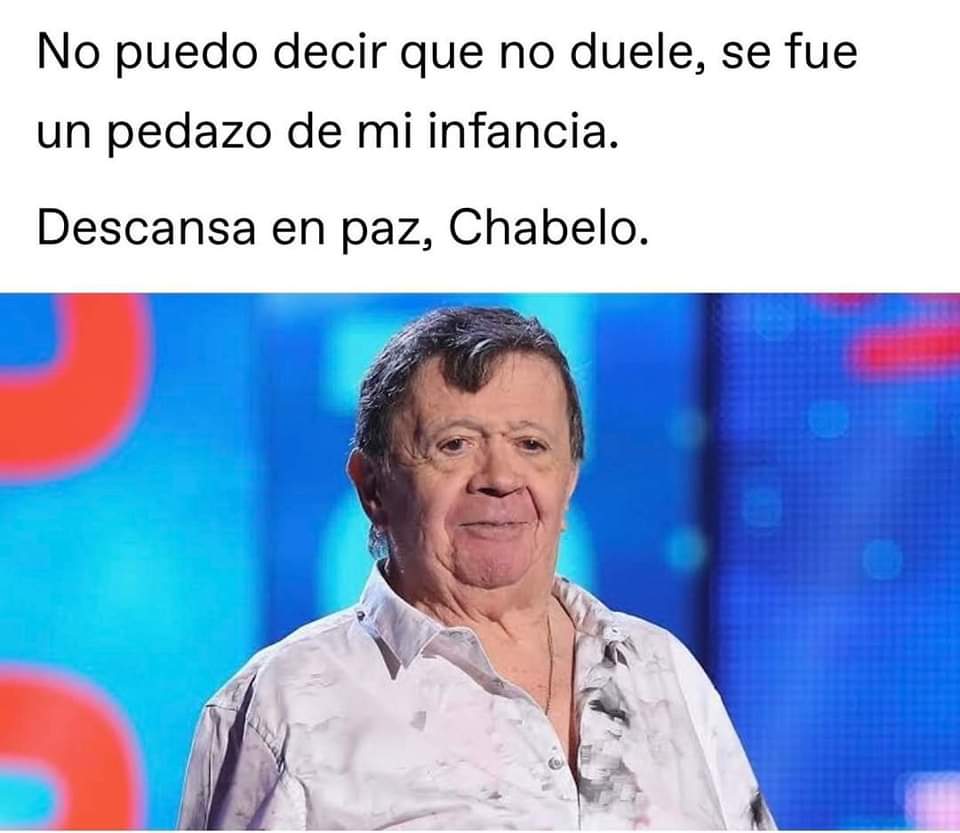 kikesarce's tweet photo. #QEPDChabelo #AdiosCHABELO #CHABELO https://t.co/sGZeBO8Pmi