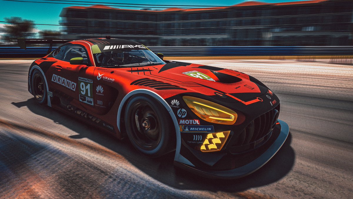 amgmotorsport's tweet photo. #iRacing - It’s halftime at the iRacing Sebring 12H! 🕕
Unfortunately, both #53 & #55 of our #AMGEsports Team @WilliamsEsports had to retire. 😞
But @URANOeSports #AMGGT3 are still pushing at @sebringraceway! 💪
P7 - #190 @URANOeSports
P9 - #91 @URANOeSports
#NeverRaceAlone https://t.co/yrQzwthO6p