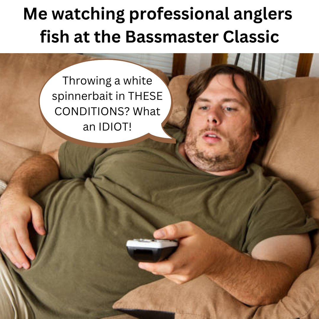 Armchair anglers have all the best ideas! Anyone else tuned in in Knoxville? Come check out our booth if you're in the area!