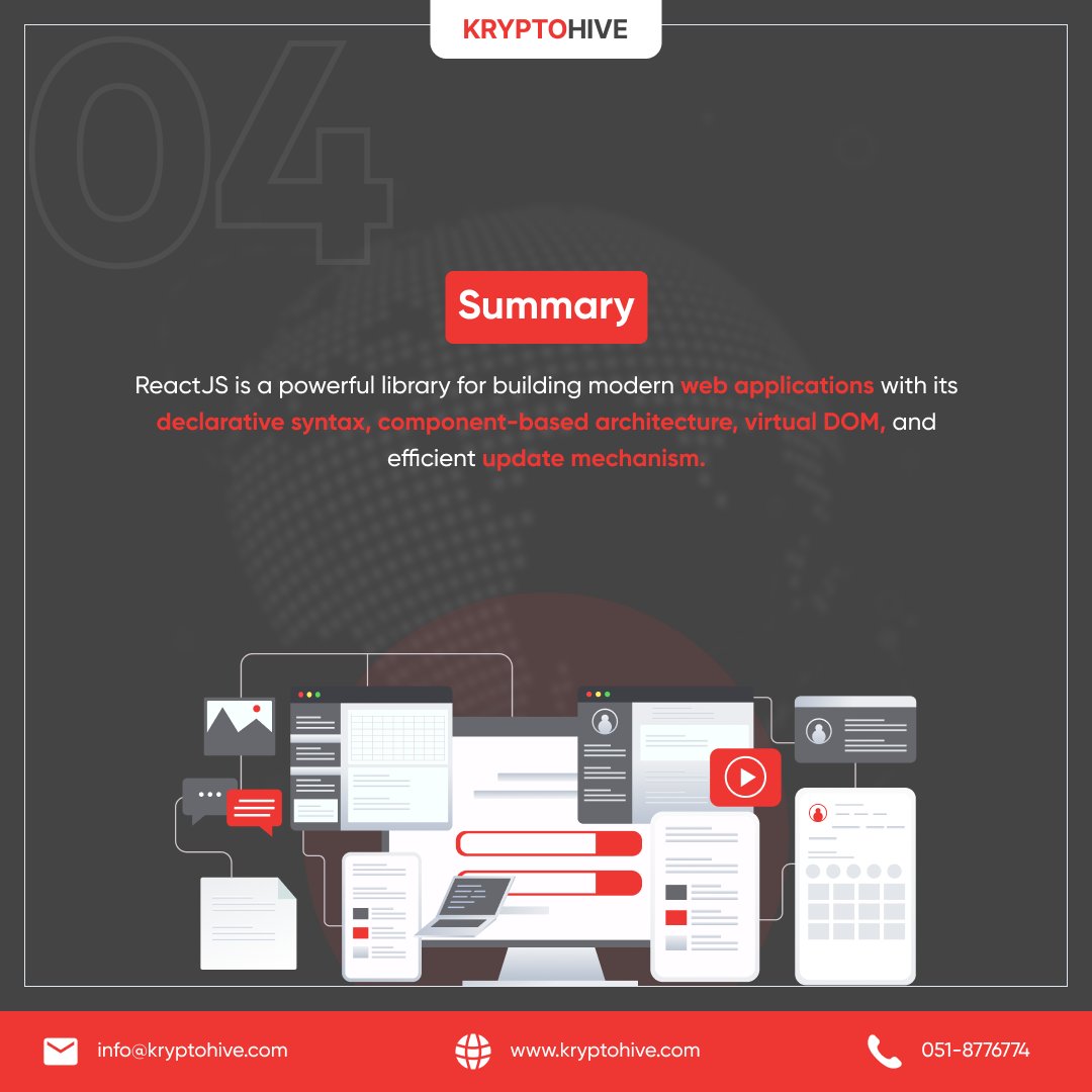 Khiveio's tweet image. Revolutionize Front End development with ReactJS - the ultimate solution for dynamic UIs. Our high-quality services at K-Hive keep you ahead of the curve with streamlined development. Let&apos;s build something great together!

#reactjs #reactjavascript #reactdeveloper #reactweb