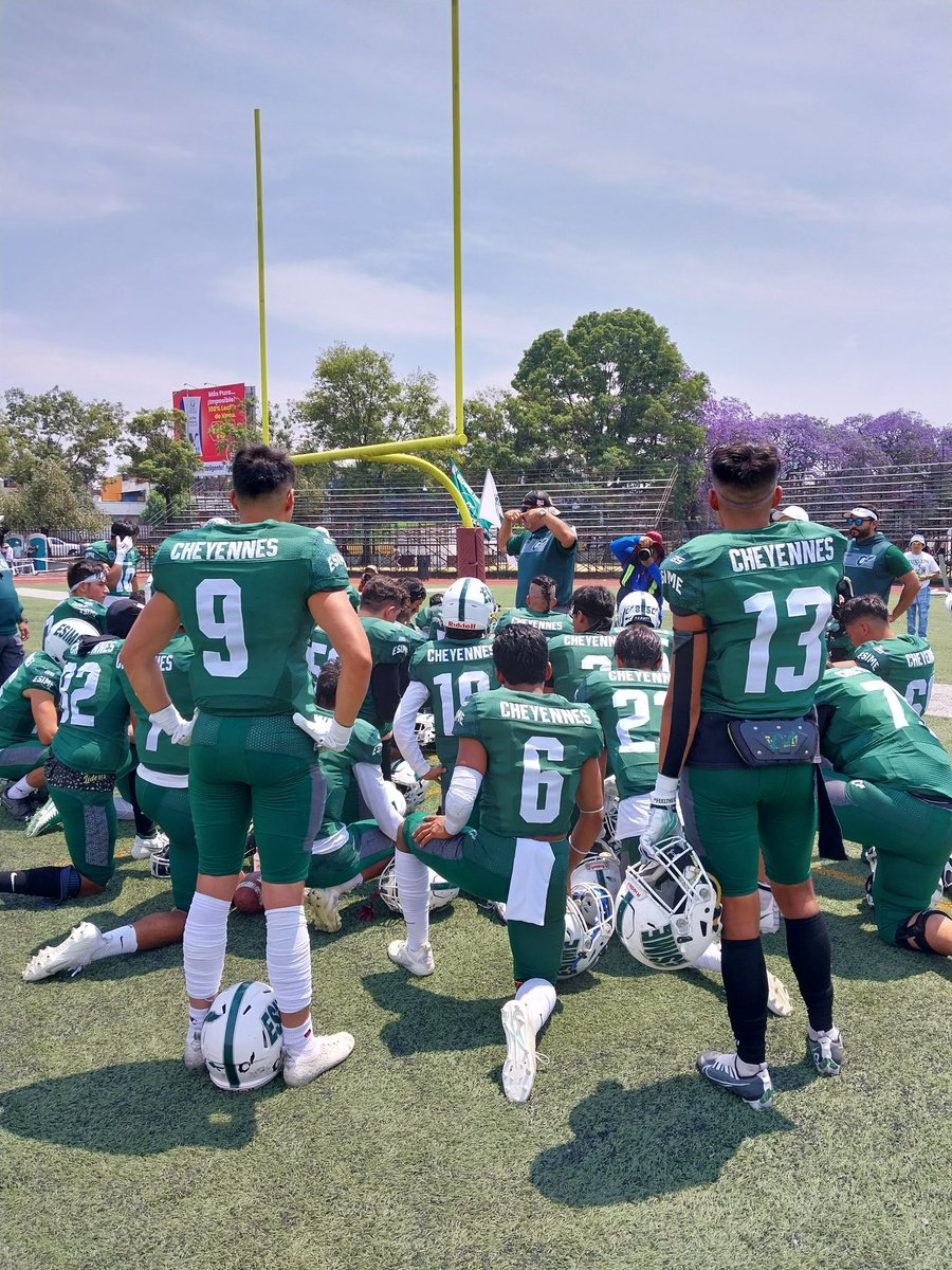 Listos los <a href="/Cheyennes_ESIME/">Cheyennes_ESIME</a> para enfrentar a las <a href="/AguilasIPN/">Águilas Blancas IPN</a> #Intermedia2023