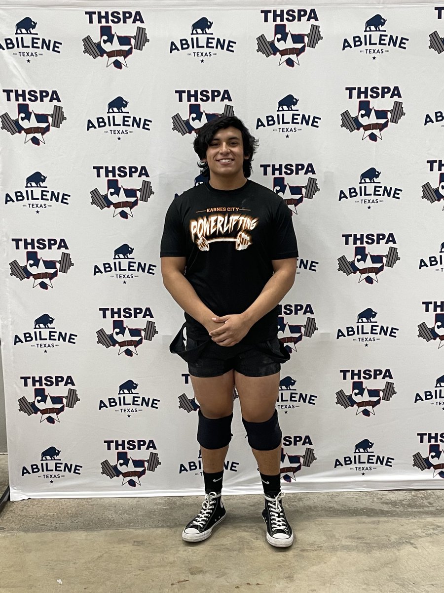Congratulations to Dylon on his performance at the THSPA State meet in Abilene. He finished 6th with PRs on all three lifts and a 45lb increase on his total (1,565lbs)