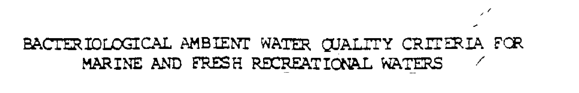 It just feels like the microbiological science on which we base the safety of our water supplies should not have been set when Wite-Out corrected errors in our reports.