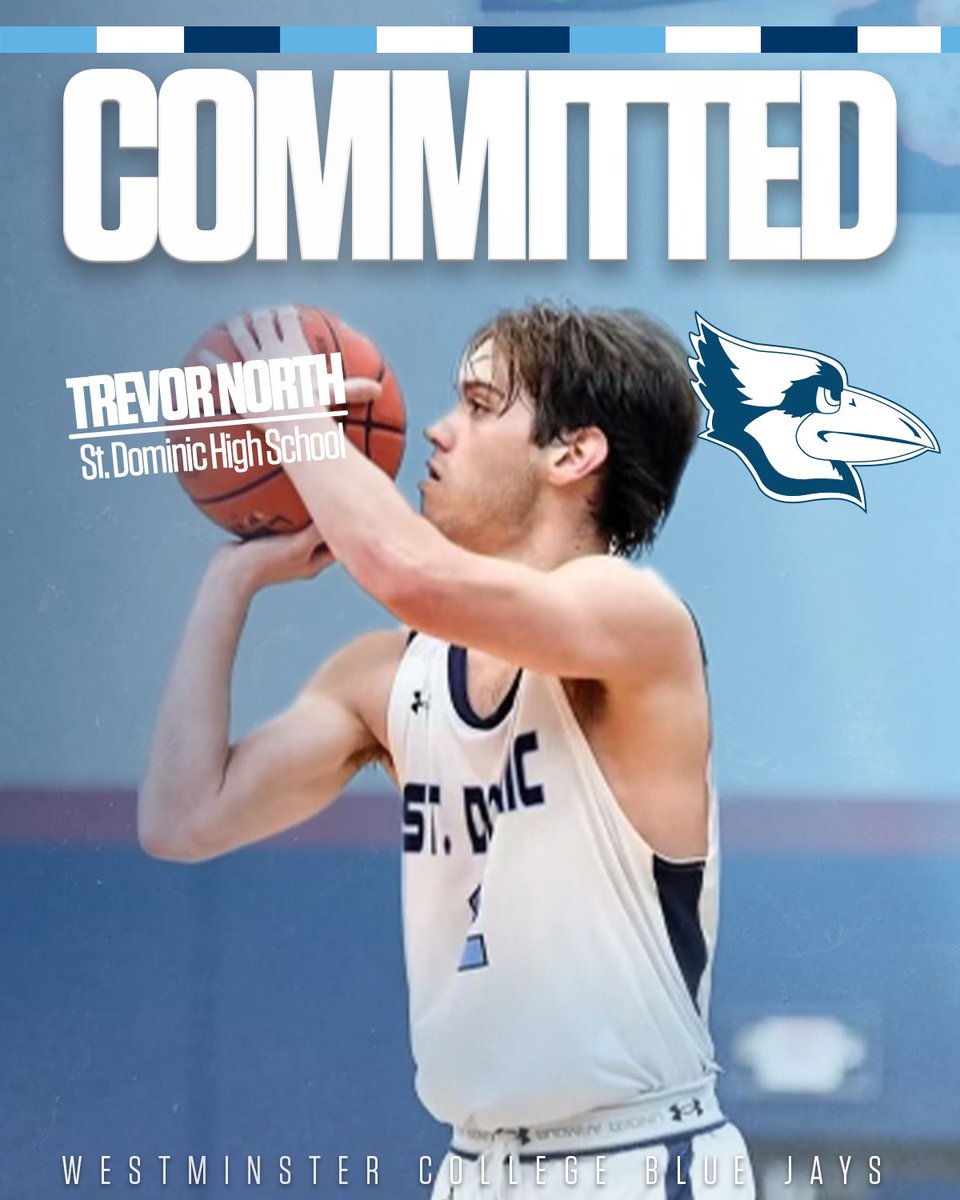 Very excited to announce that I will be continuing my academic and basketball career at Westminster College! Huge thanks to <a href="/SDHSBBall/">StDominic Boys BBall</a> <a href="/JaredNor1h/">Jared North</a> and @CoachBrightCAA for helping me. Also, thank you to <a href="/ToddCreal/">Todd Creal</a> for giving me the opportunity to continue as a Blue Jay!