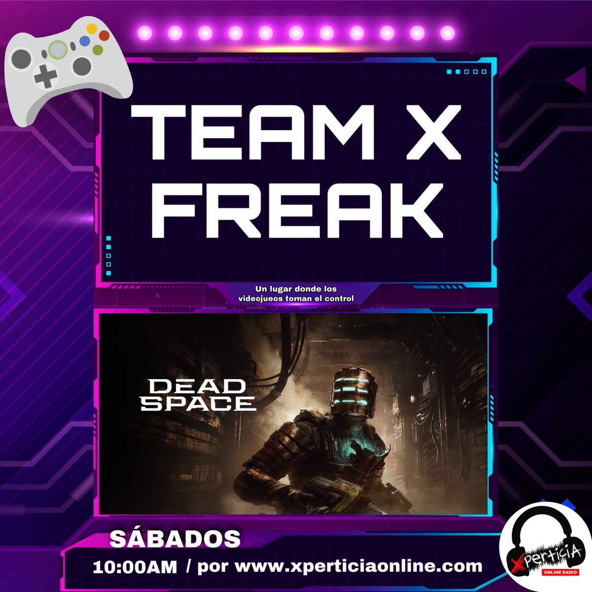 XperticiaOnline's tweet photo. 🔵TODOS los SÁBADOS 10:00am (Hora Bolivia) escucha: "#TEAMXFREAK!". Todo sobre el mundo gaming 🎮. Con: Raquel Carrasco. Solo en: https://t.co/qu4huAu5Zv
#XperticiaOnlineRadio
#videojuegos #MundoGaming https://t.co/eHZy9GcJBW