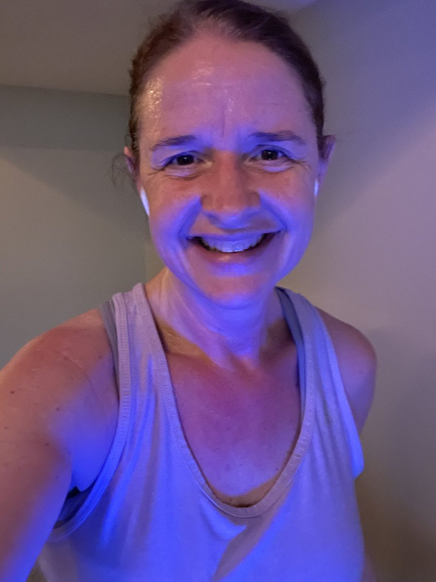 karrie_joy's tweet photo. The first mile is always a liar……sometimes so is the second……sometimes all the treadmill miles are. Thankful I finally got settled in just after 2, and the rest were better. #notfeelingittoday #keeppromisestoyourself #iammymotivation #chooseyou 🏃🏼‍♀️💪🏻 https://t.co/j3UzZnAnJu