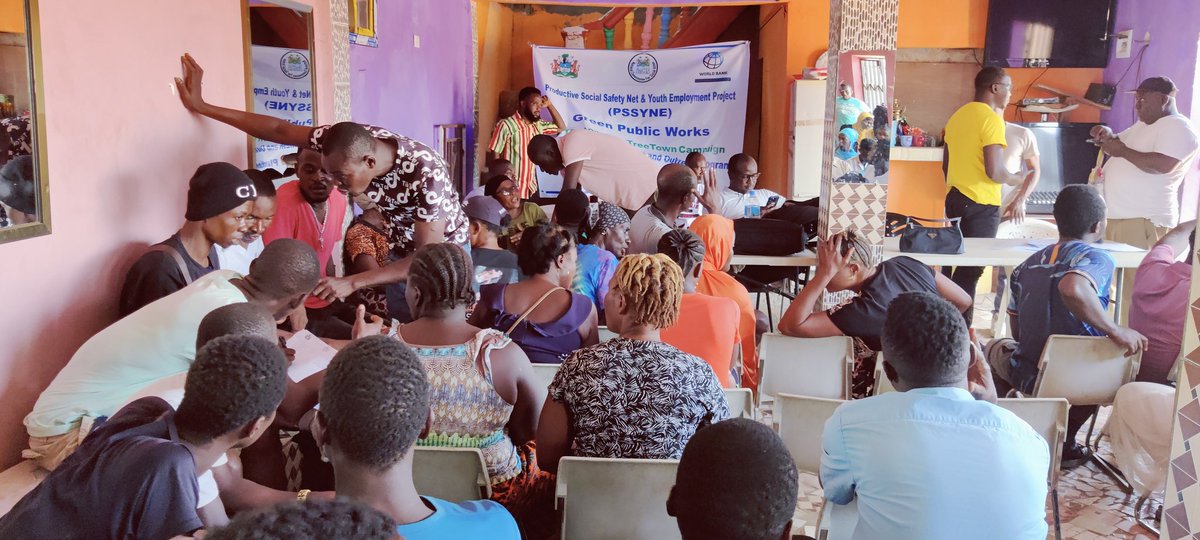 GlobalGYC's tweet photo. With support from NACSA, GYC holds community engagement meetings @ Hastings and Jui in a bid to plant and grow 250,000 Trees. The Project aims to mitigate climate induce problems  such as, deforestation, land management, flooding, reduction of Carbon footprint and landslides. https://t.co/W4xOPZhmmO
