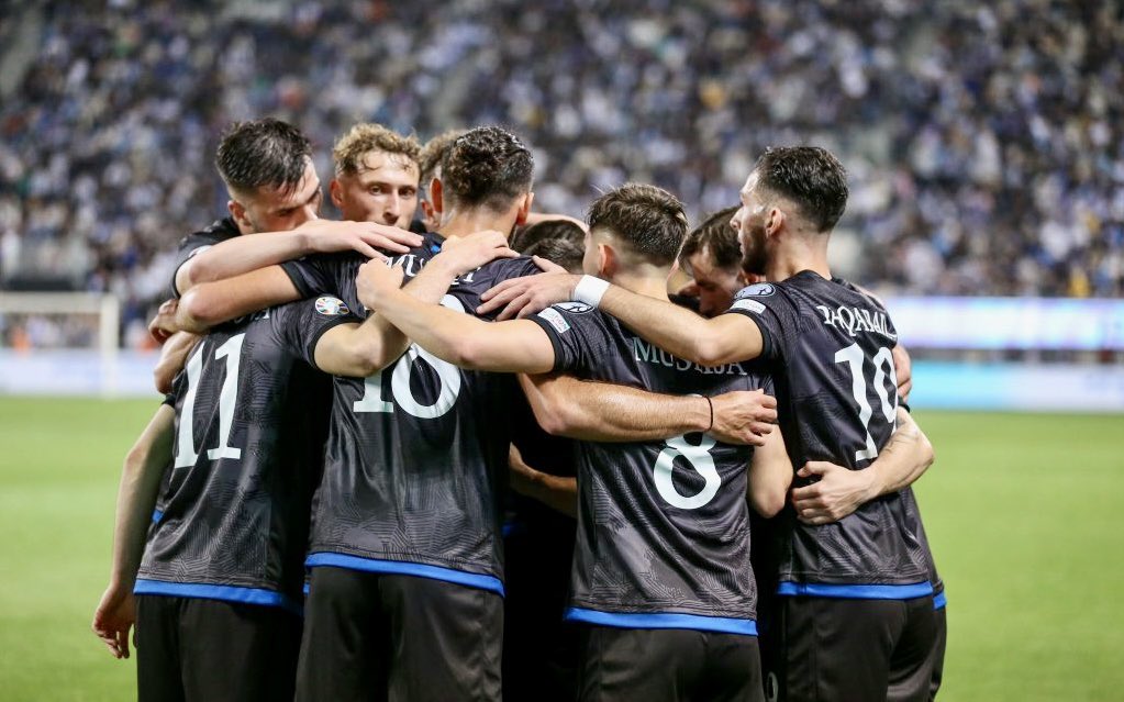 It ends in a draw in Tel Aviv. 🤝

𝐅𝐮𝐥𝐥 𝐓𝐢𝐦𝐞: 🇮🇱 1-1 🇽🇰 
#ISRKOS 🇮🇱🇽🇰 | #EURO2024