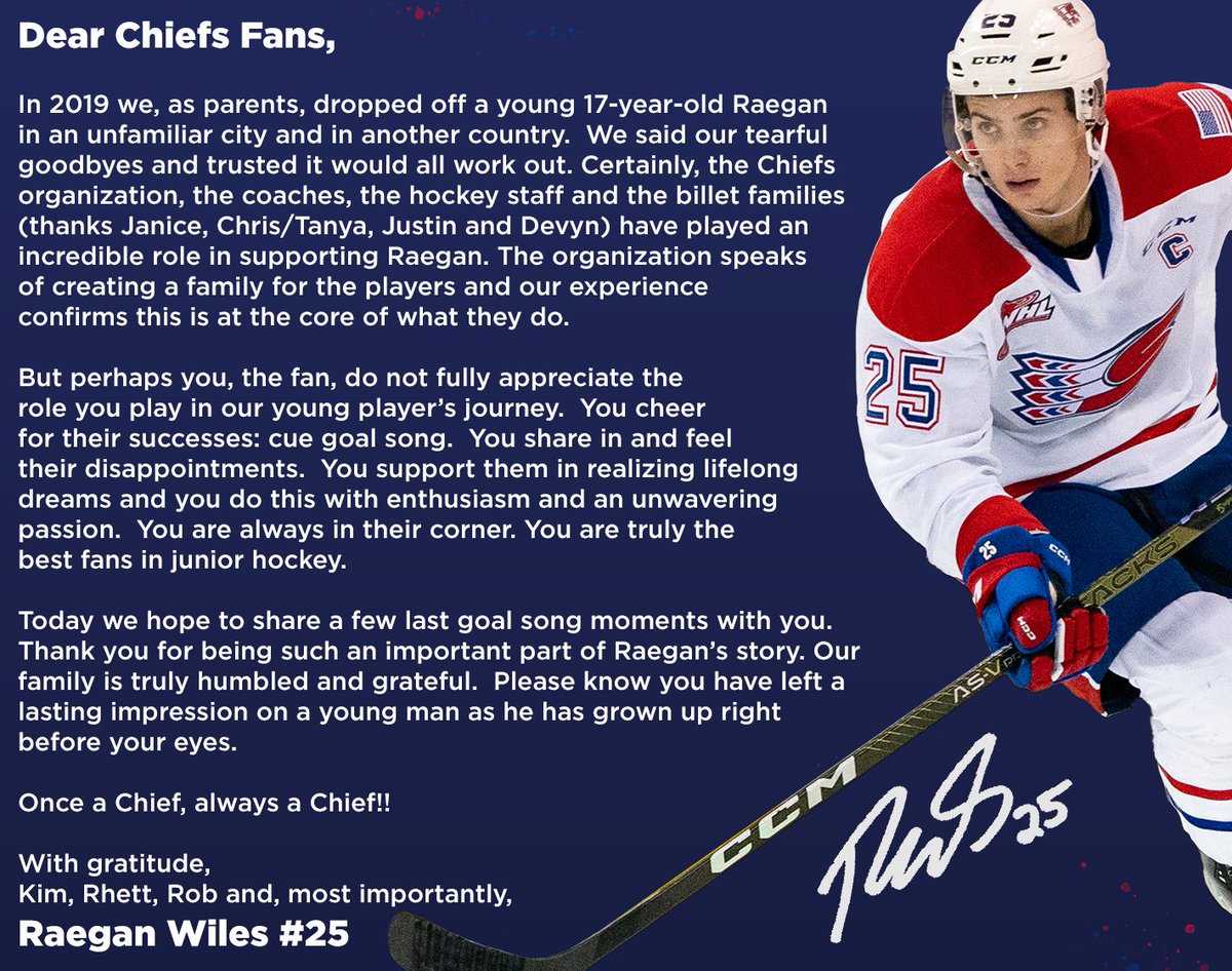 A message from the Wiles family ❤️

#GoChiefsGo