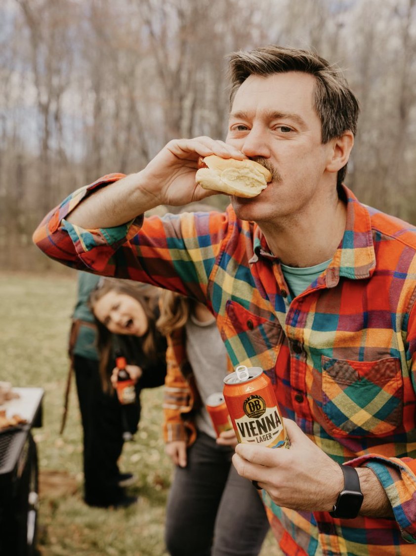 Tastes like a Saturday afternoon by the grill. 🍻 #ViennaLager #TastesLikeHome #DevilsBackboneBrewingCompany #DrinkOutdoorsTogether