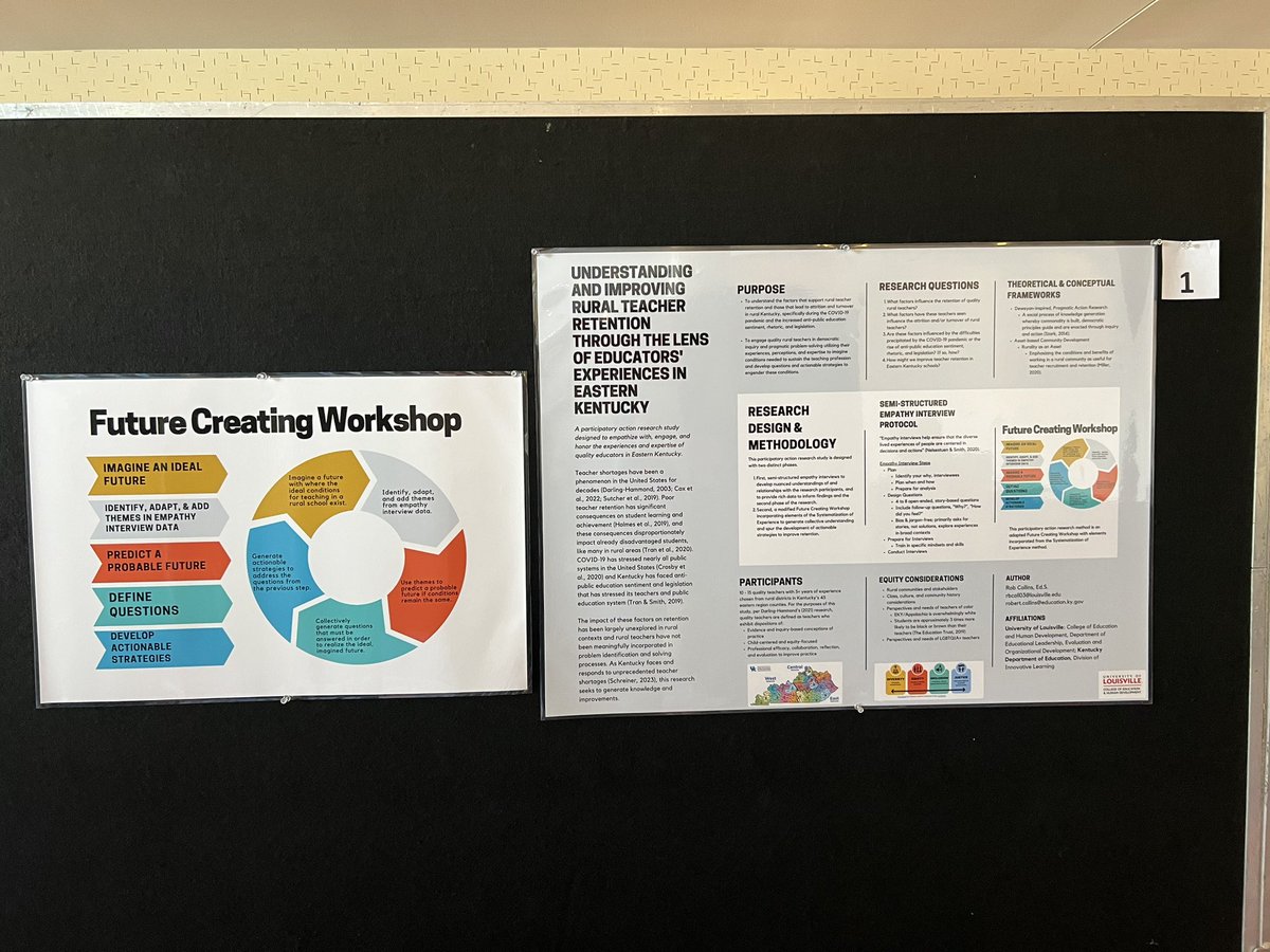 DrCollinsKY's tweet photo. Had an awesome time with my #Block24 @UofL_EdLead family today presenting at the 2023 Spring Research Conference in Cincinnati. https://t.co/6CNN9nRk75